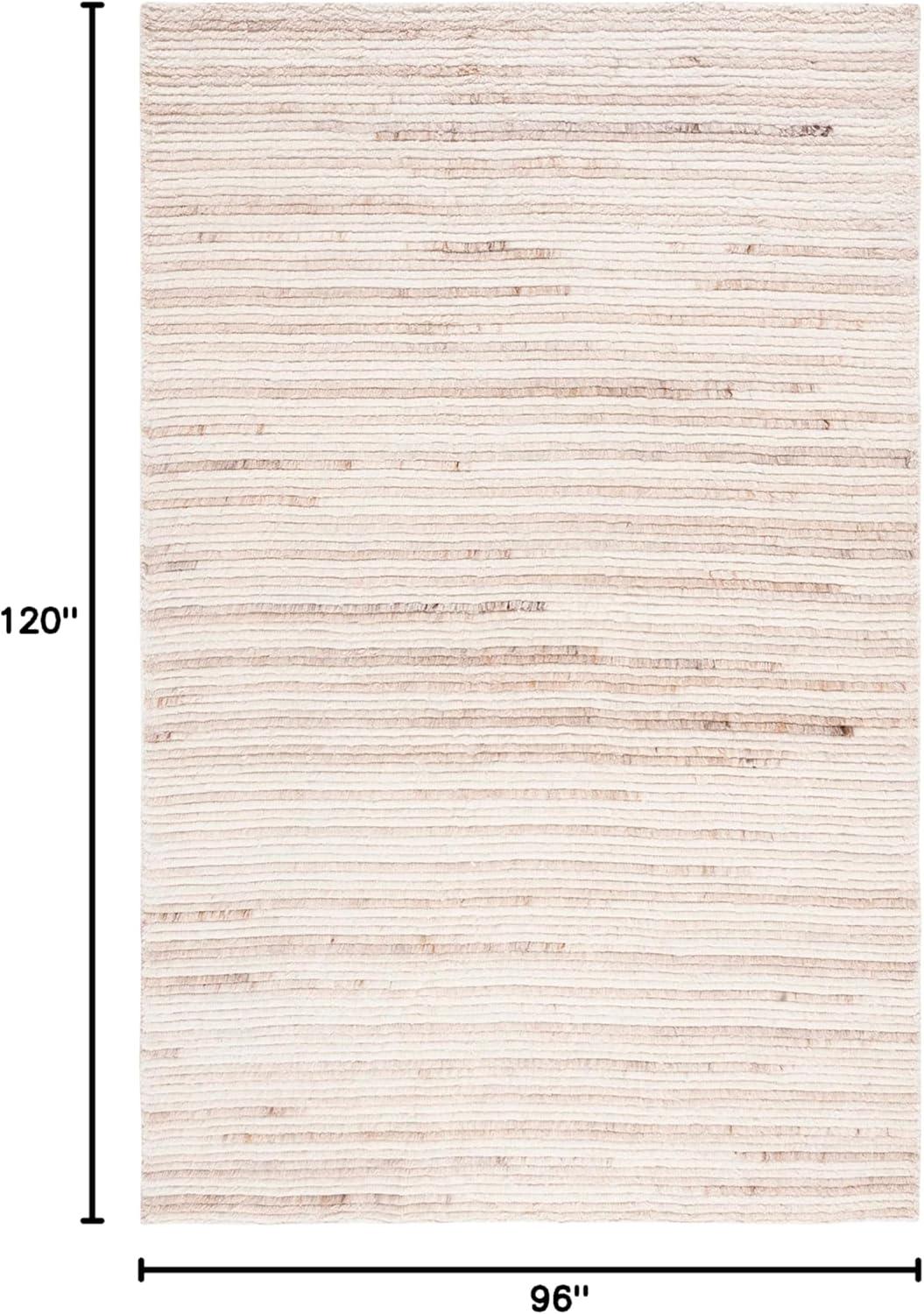 SAFAVIEH Casablanca Blake Distressed Area Rug, Beige/Ivory, 8' x 10'