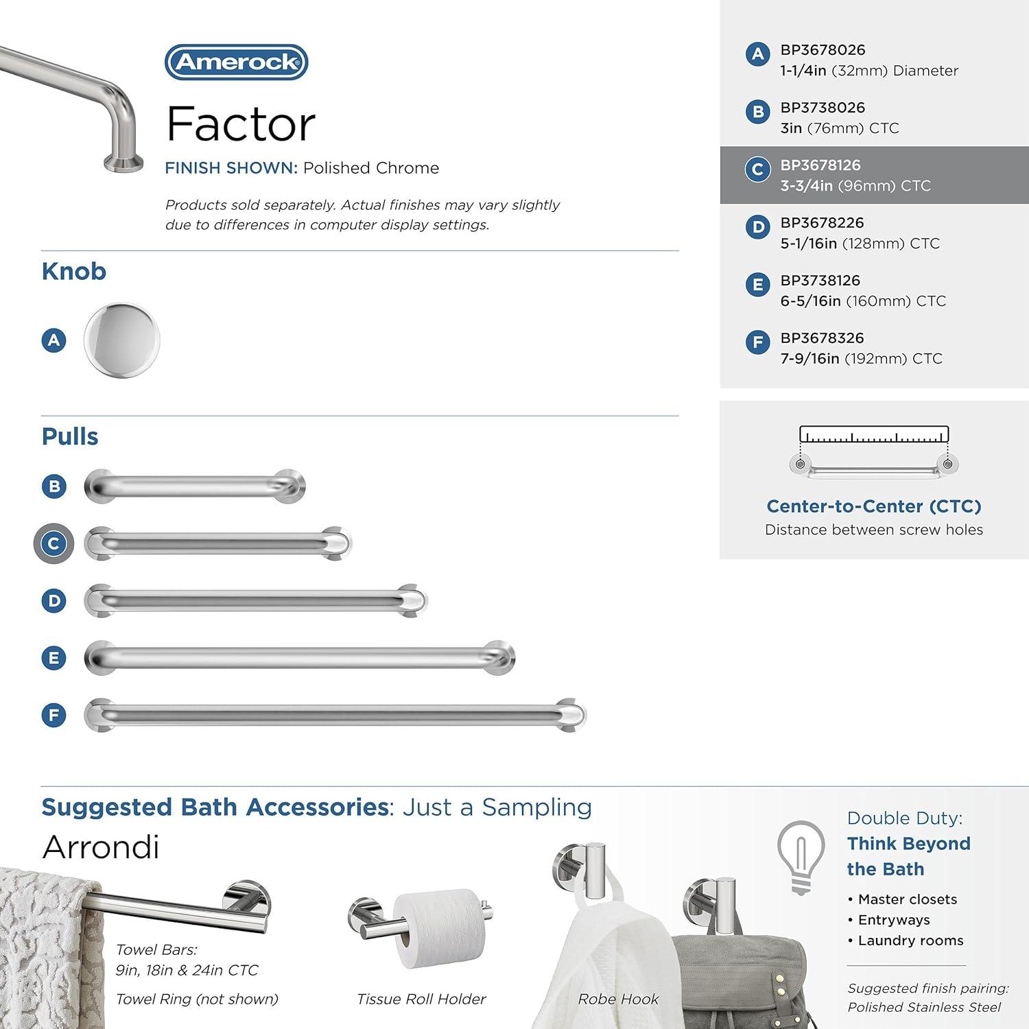 Amerock Factor Cabinet or Drawer Pull