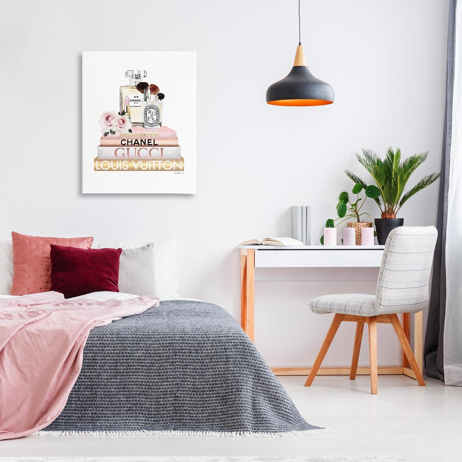 Stupell Industries Fashion Essentials With Iconic Glam Brands by Amanda Greenwood - Graphic Art Print