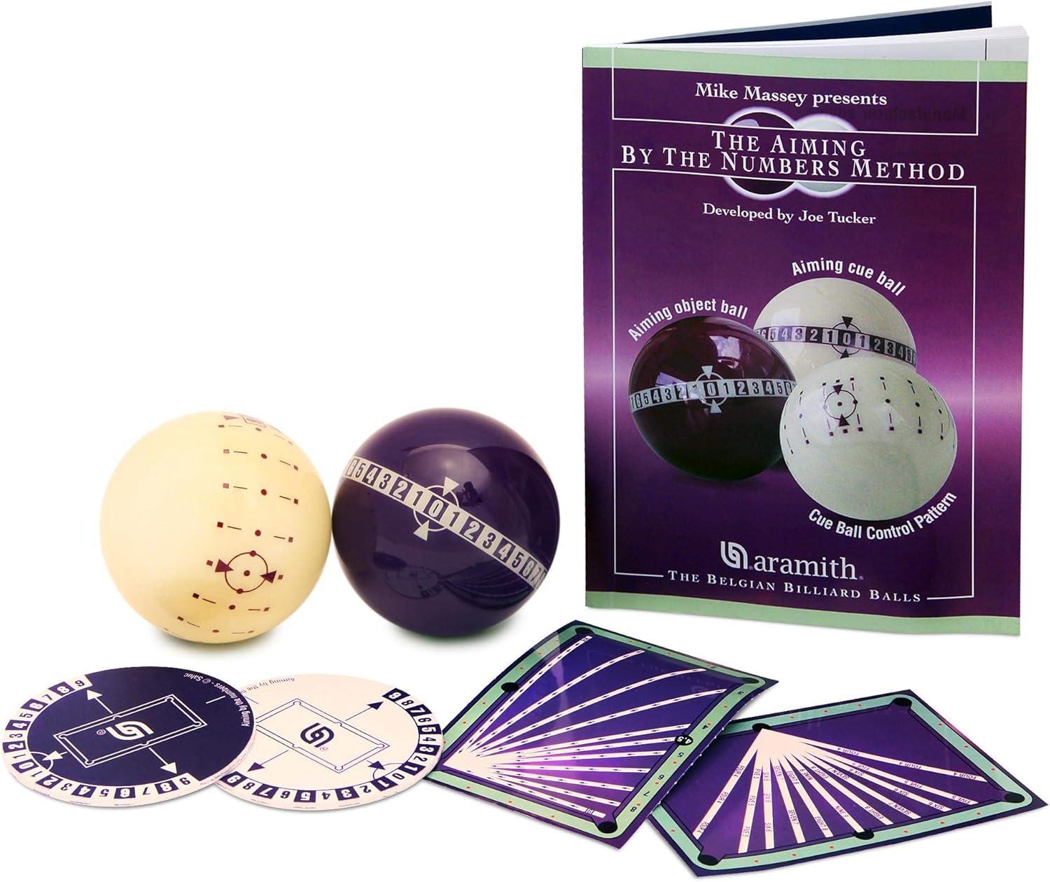 2-Piece Aim by Numbers Billiard Ball Set