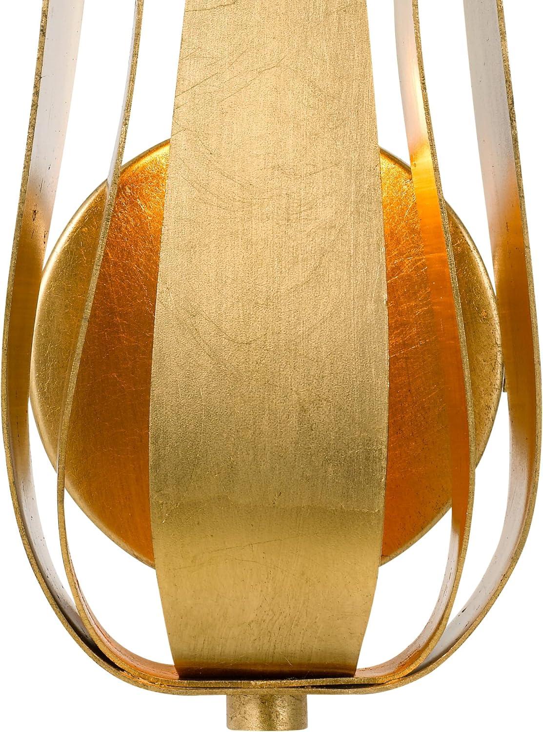 Crystorama Lighting Broche 1 - Light Sconce in  Antique Gold