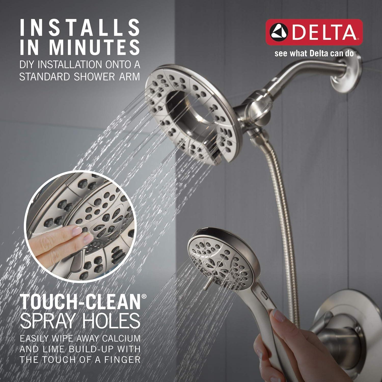 Arvo Single-Function Shower Faucet Set, Shower Trim Kit with In2ition Dual Shower Head and Valve