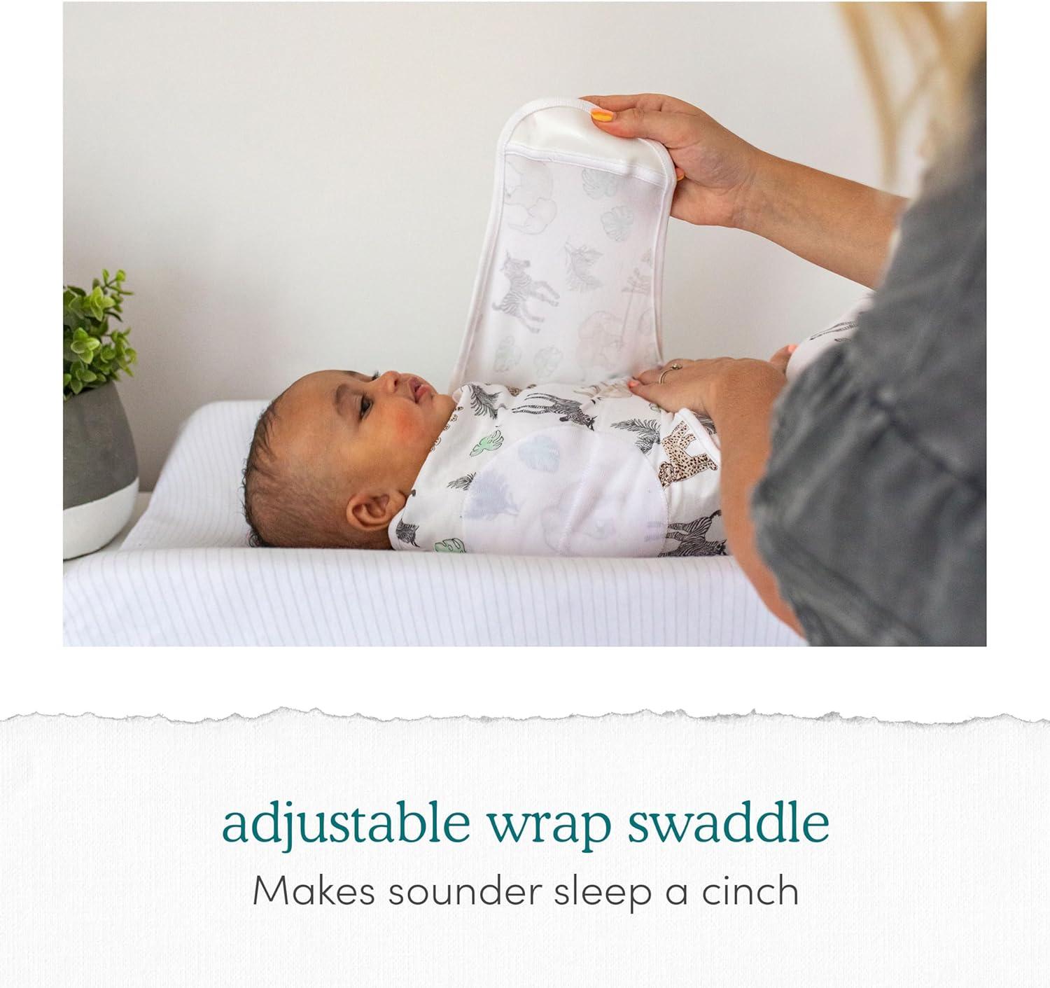 aden + anais Essentials Easy Swaddle Wrap - Keep Rising - 0-3 Months - 3pk