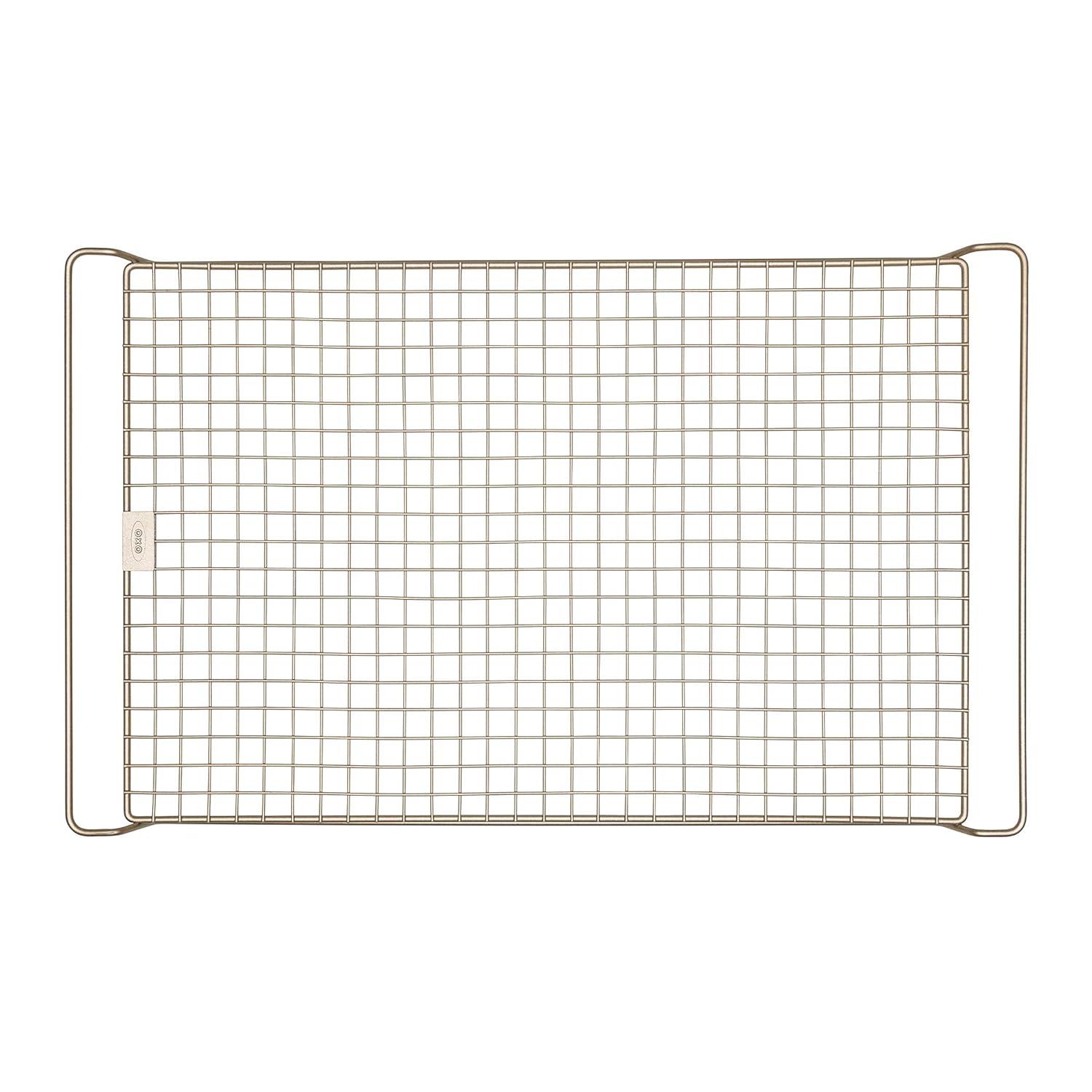 Rectangular Non-Stick Metal Cooling and Baking Rack