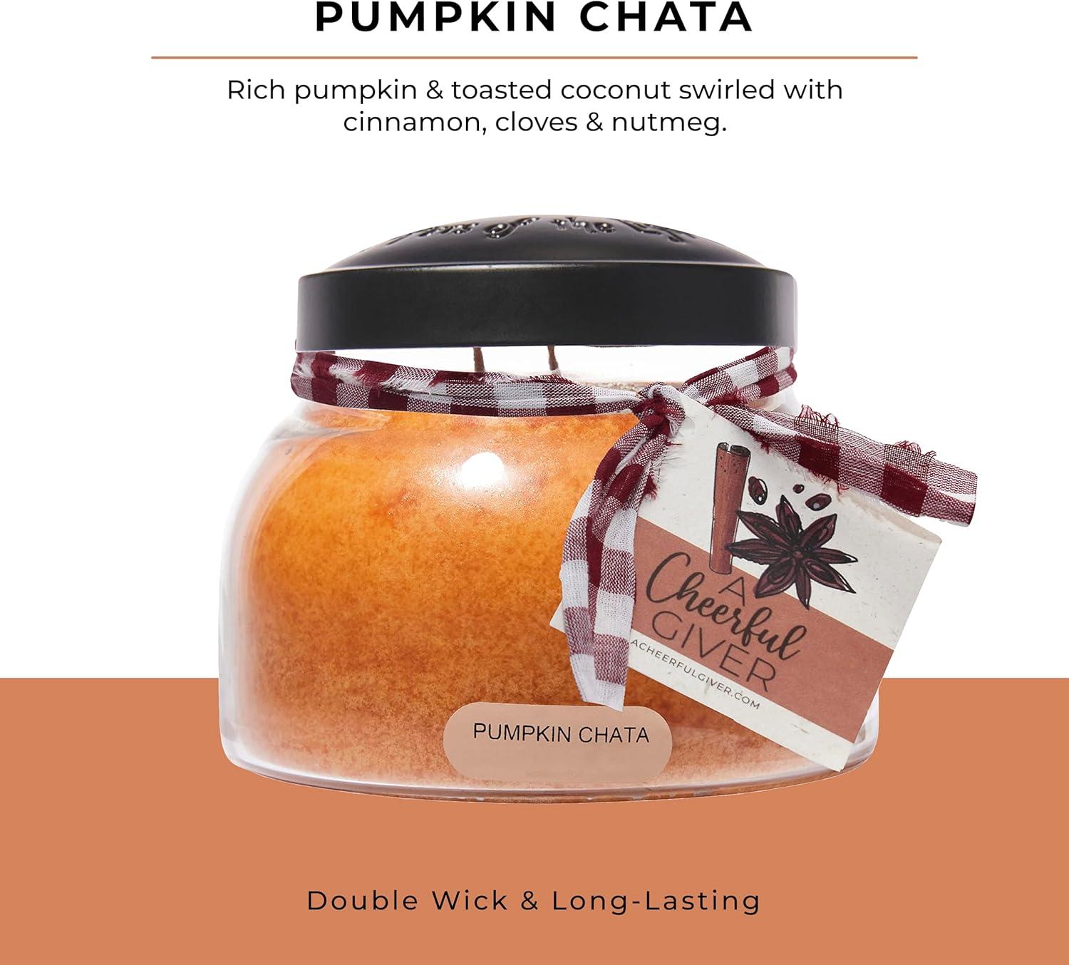 Pumpkin Chata Scented Jar Candle