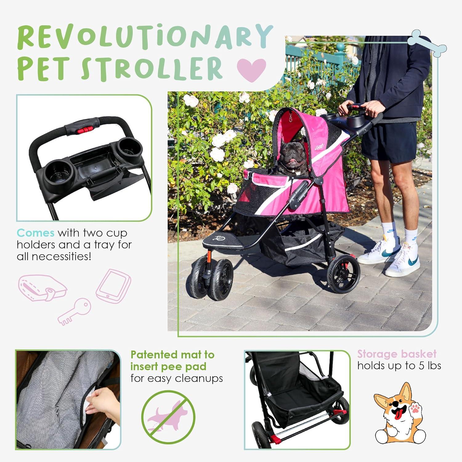 Petique Revolutionary Pet Stroller