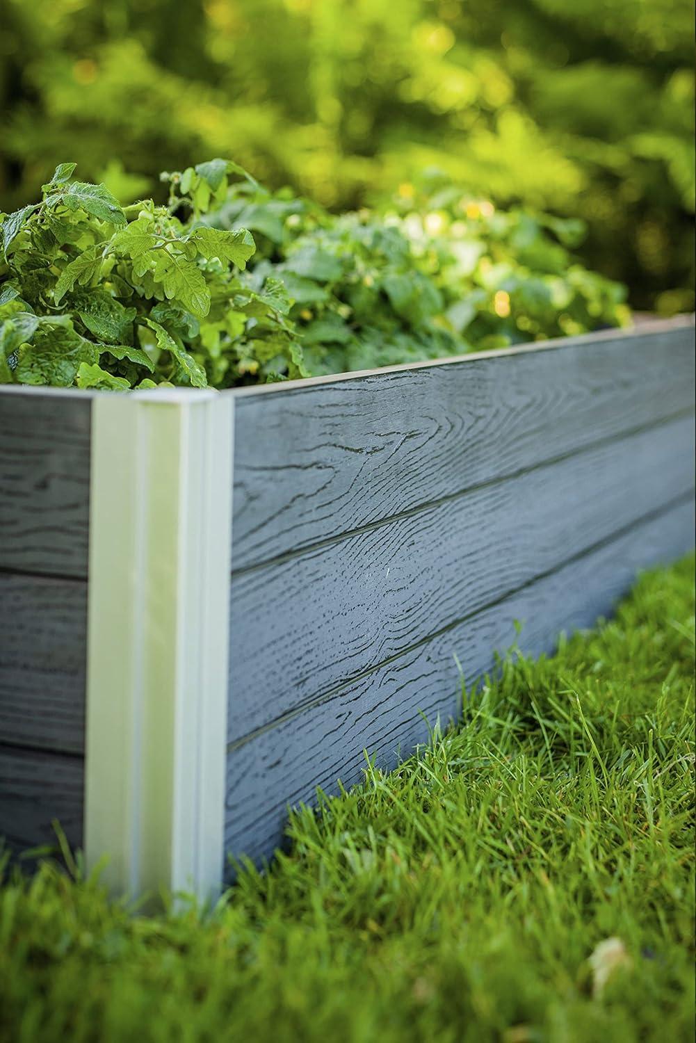 Urbana 4 ft x 4 ft Vinyl Raised Garden Bed