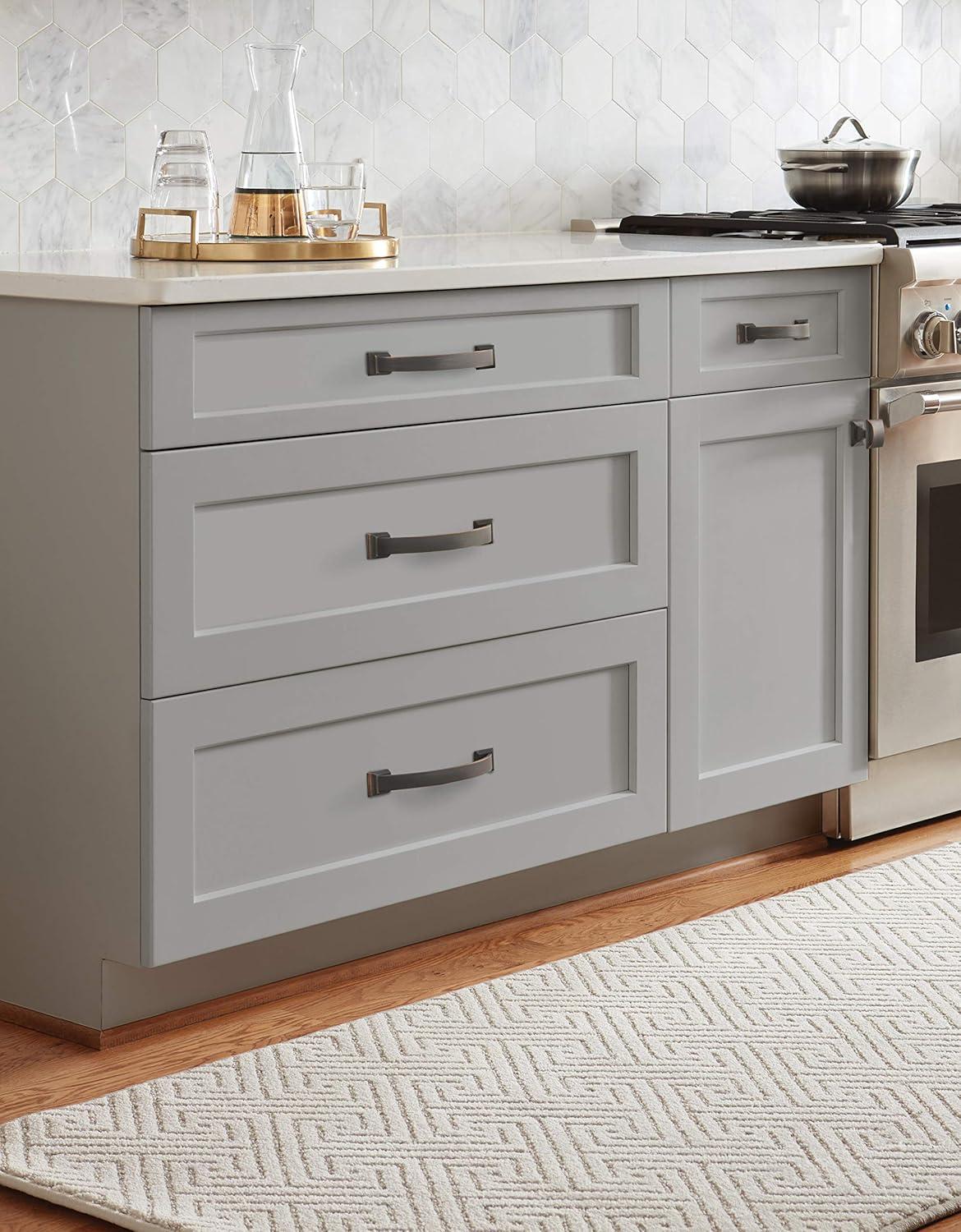 Amerock Candler 5-1/16 inch (128mm) Center-to-Center Oil-Rubbed Bronze Cabinet Pull