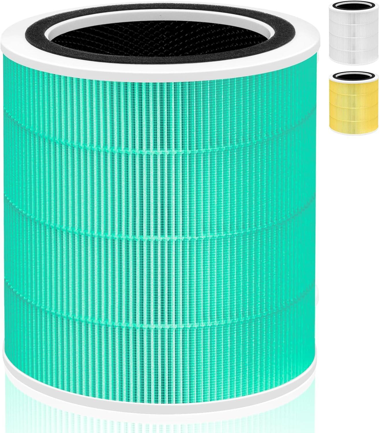 Levoit PlasmaPro 400S Replacement Filter: True HEPA, Captures Odors, Mold, Dust, Pet Dander, Compatible with Levoit Air Purifiers