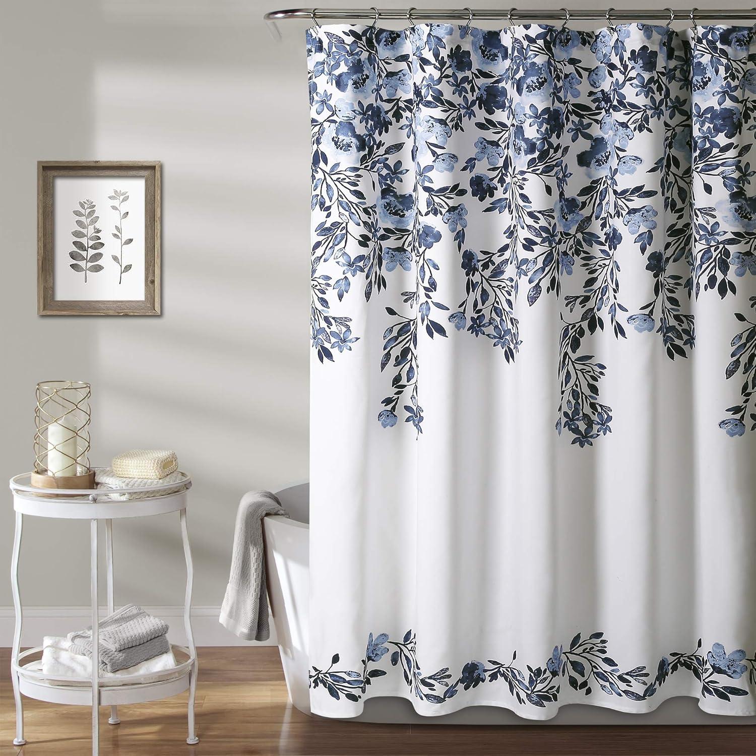 Lush Decor Tanisha Floral Shower Curtain