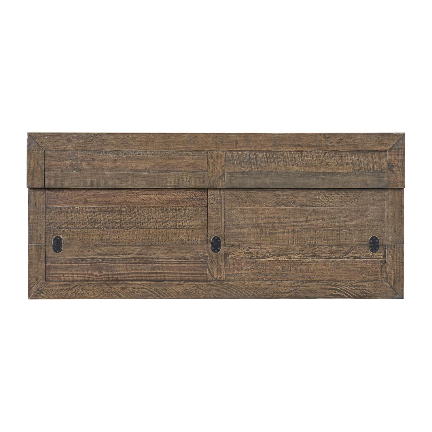 Martin Svensson Home Napa Solid Wood Flip Top Sofa Table Reclaimed Natural Brown