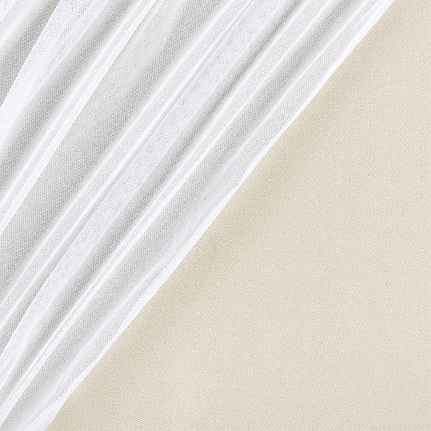 Amalgamated Textiles Catarina Linen Tailored 52'' W Window Valance