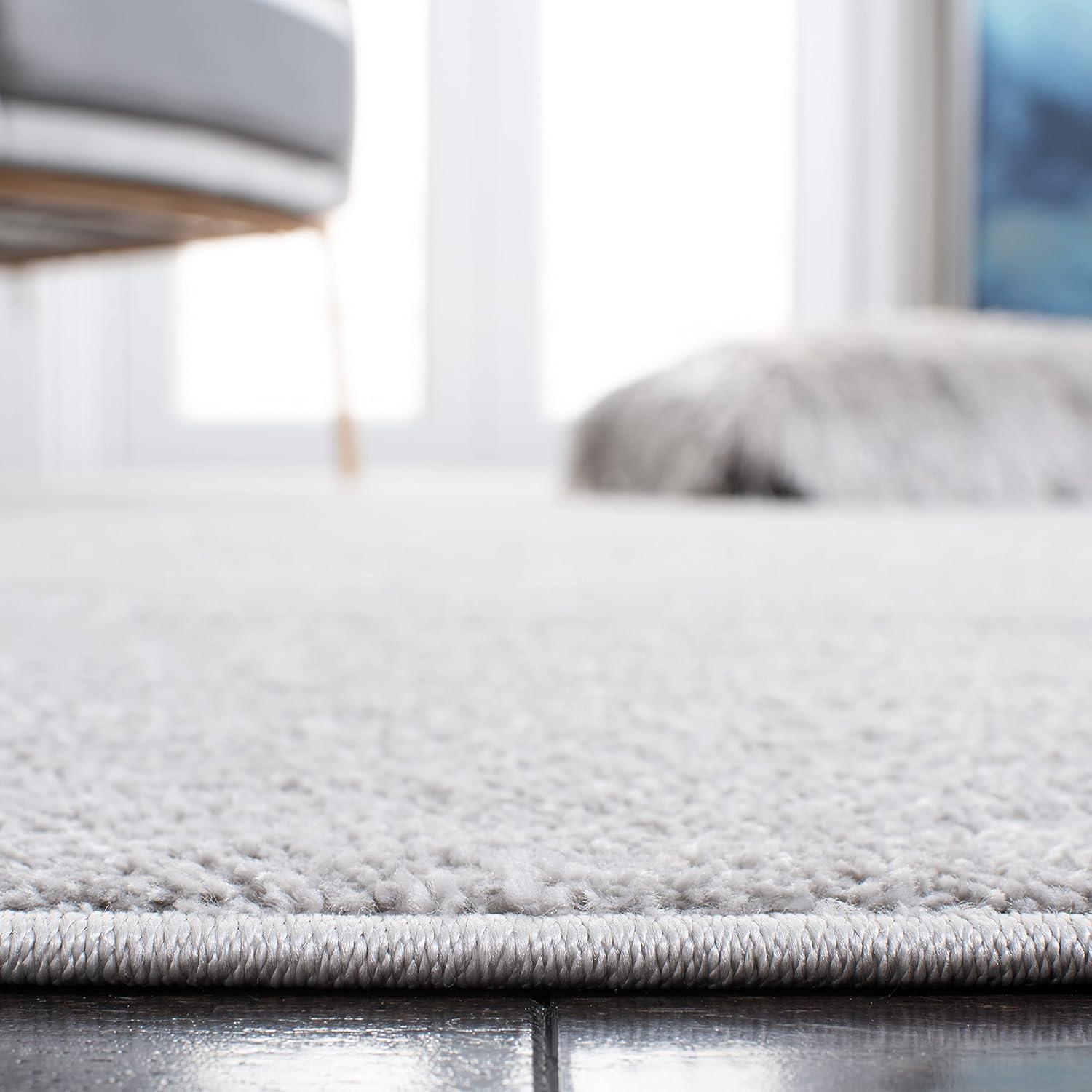 Non-Slip NSD120 Power Loomed Area Rug - Light Grey - 3'3"x5'3" - Safavieh.