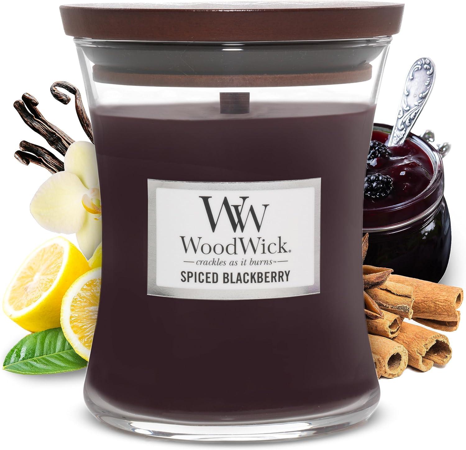 WoodWick - Spiced Blackberry Medium Hourglass Candle (275g)