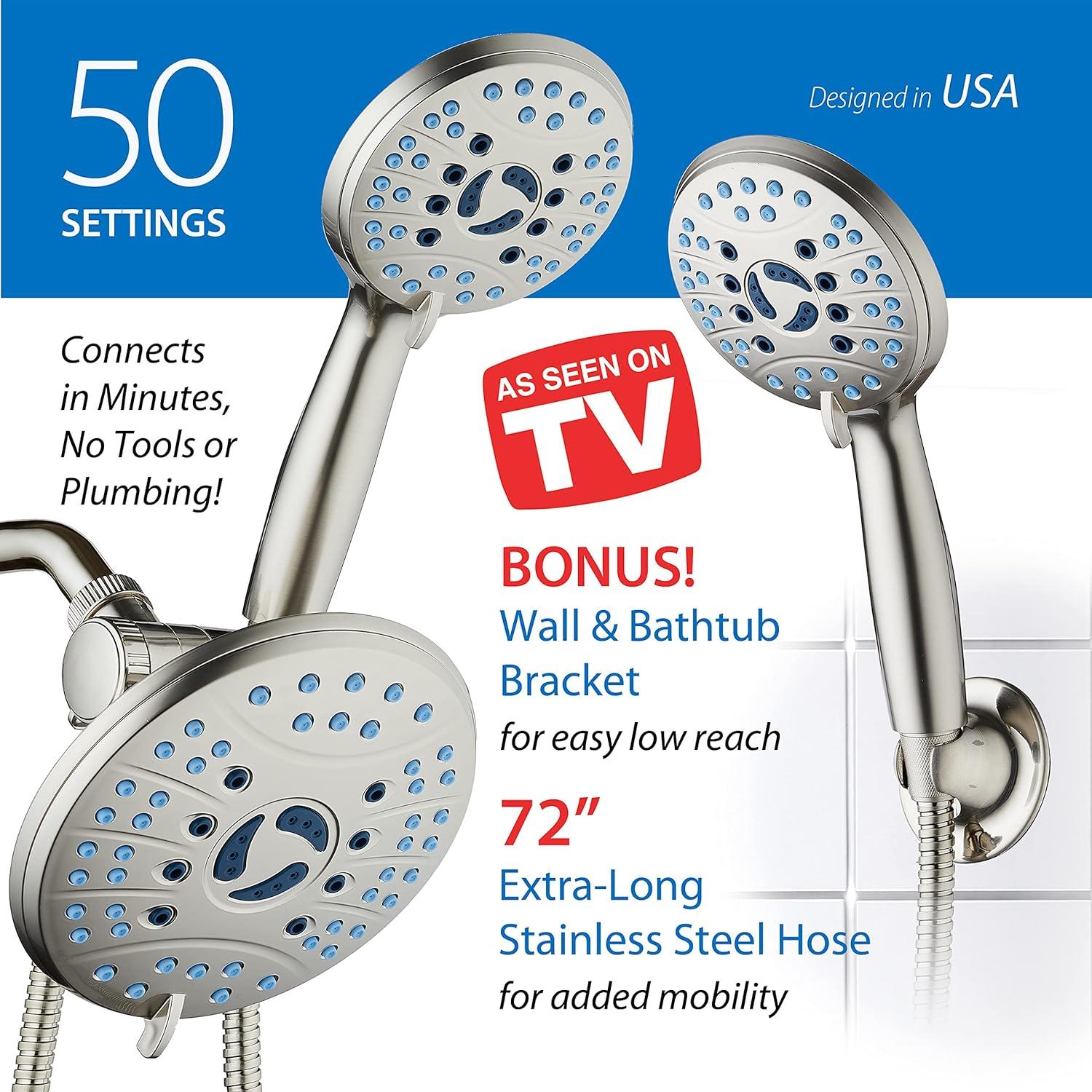 Dual Shower Head 2.5 GPM GPM