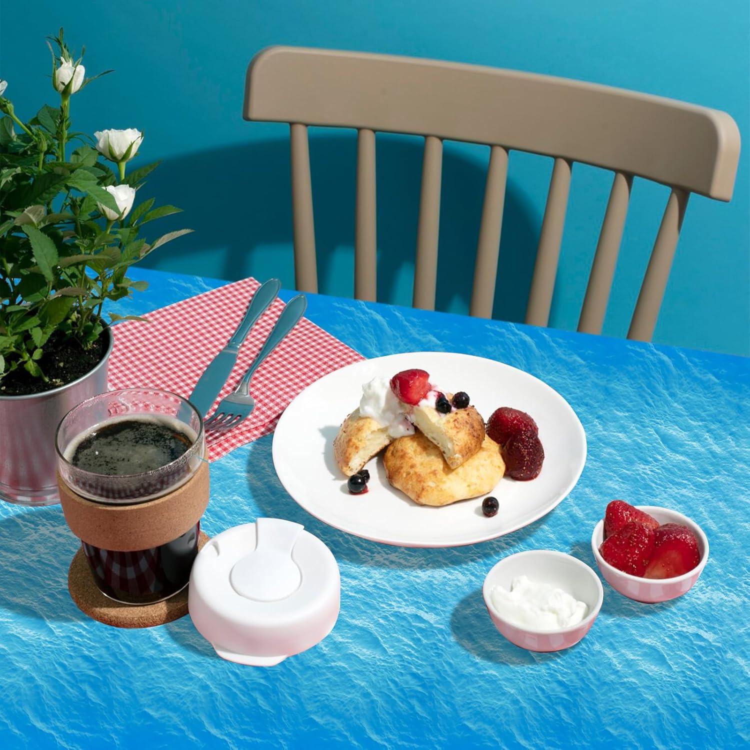 3-Piece 54 x 108 Inch Ocean Wave Plastic Tablecloth - Realistic Water Design, Disposable Rectangle Table Cover for Dining, Picnic, Beach Party, Sea Theme, Pool Party, Summer Indoor Outdoor Decoration