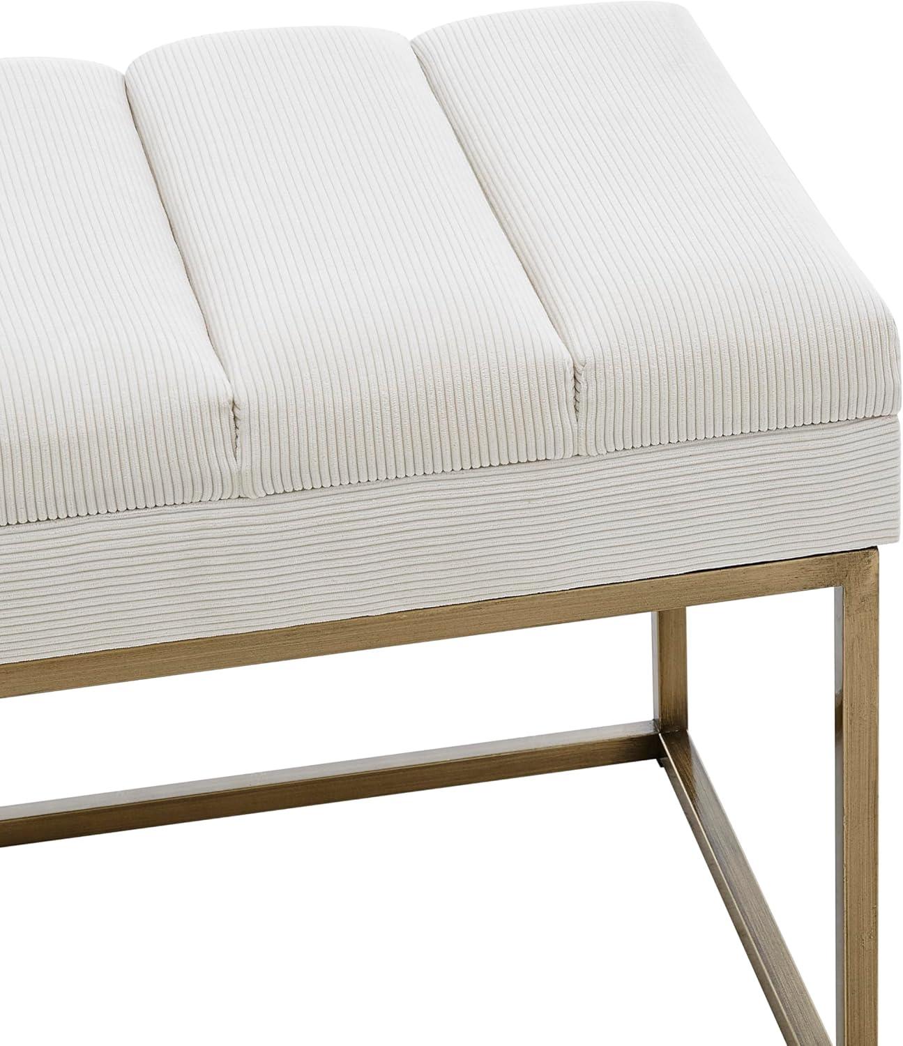 Everly Quinn Georgenia Polyester Upholstered Bench