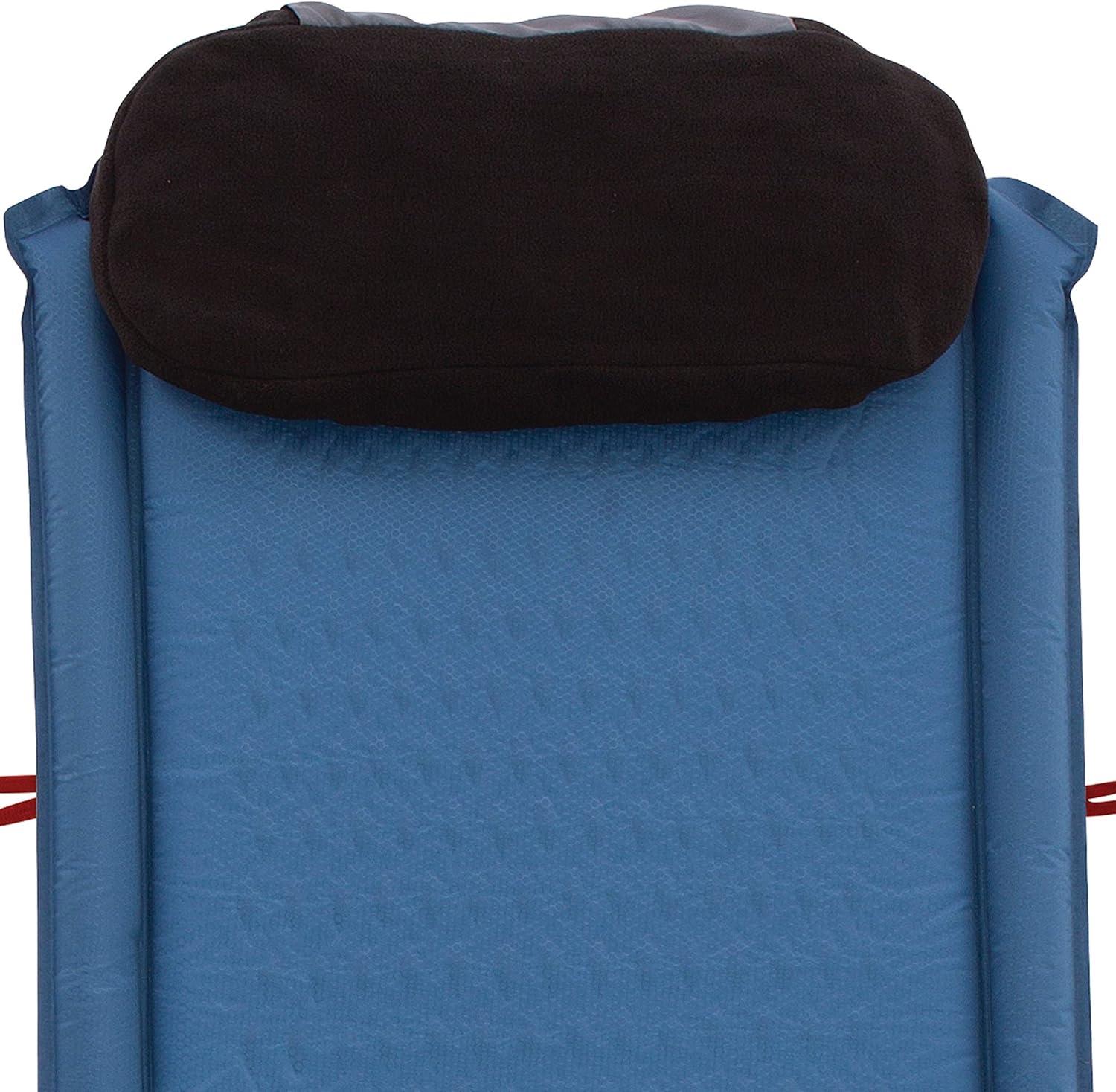 Coleman Blue Self-Inflating Camping Pad with Pillow Storage Bag