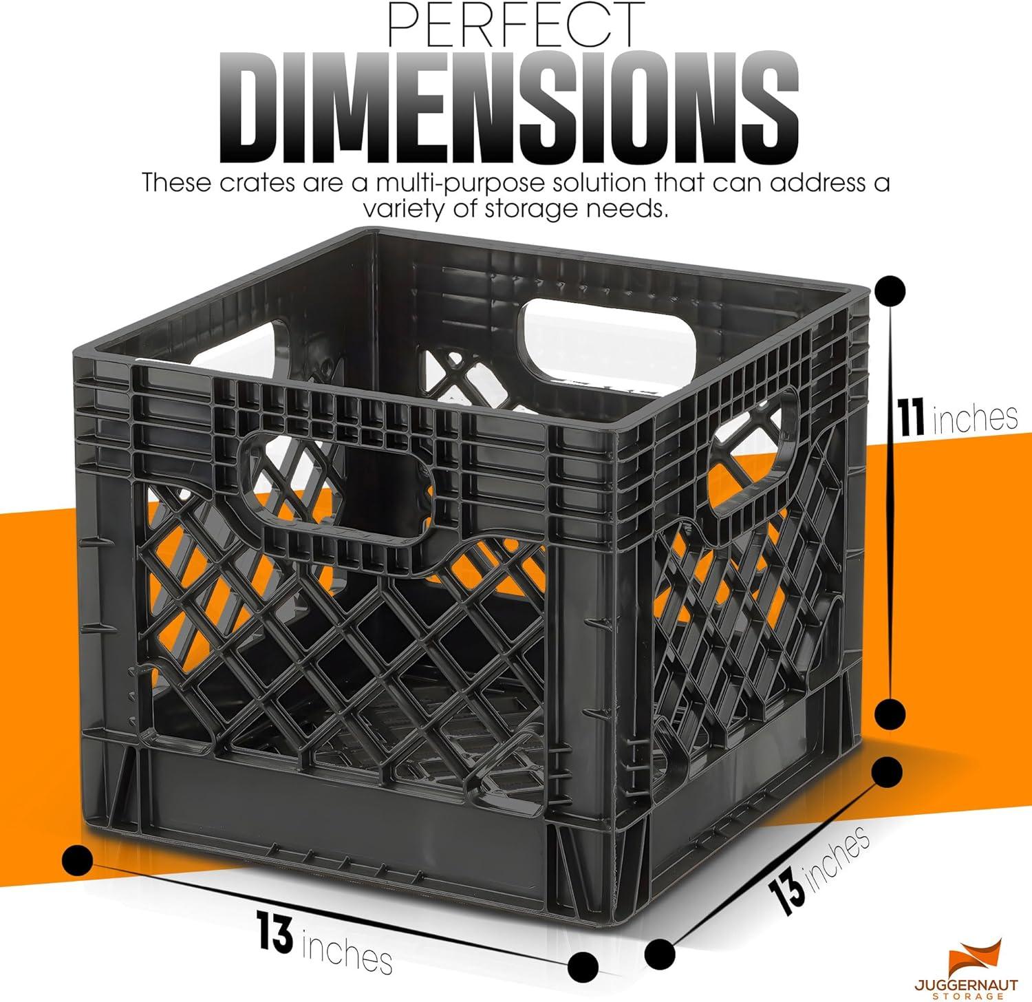Juggernaut Storage Juggernaut Storage Crate for Office Storage & Classroom Organization, 2-Pack