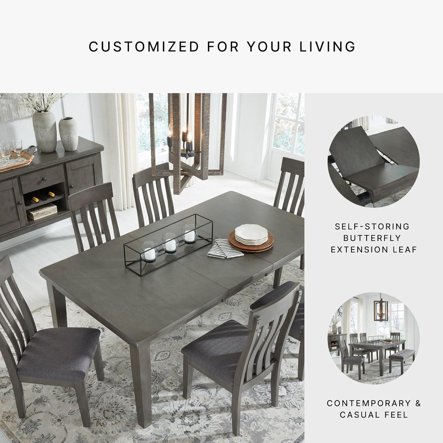 Signature Design by Ashley Hallanden Gray Dining Extension Table