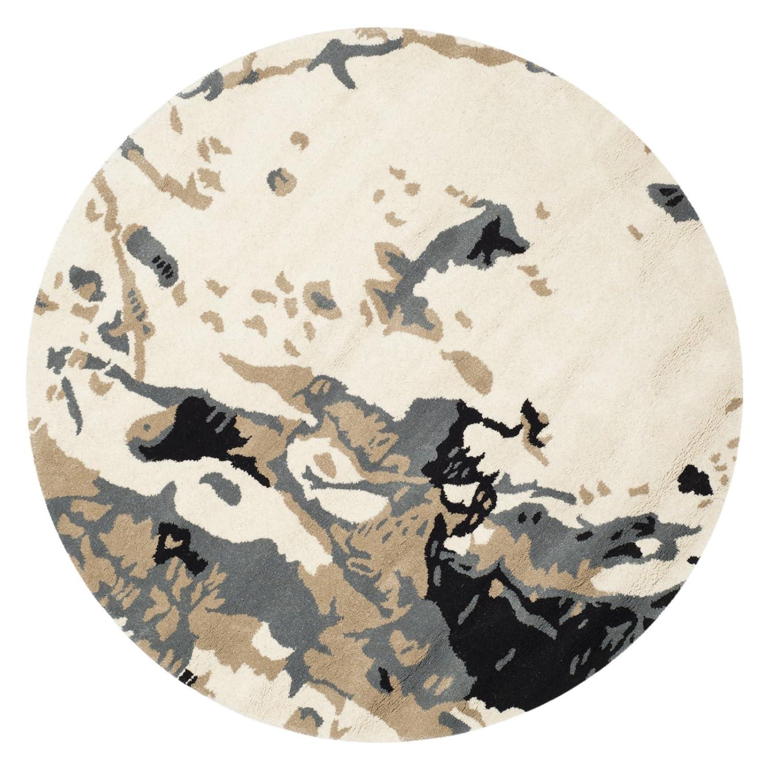 Bella BEL117 Hand Tufted Accent Rug - Ivory/Grey - 2'x3' - Safavieh.
