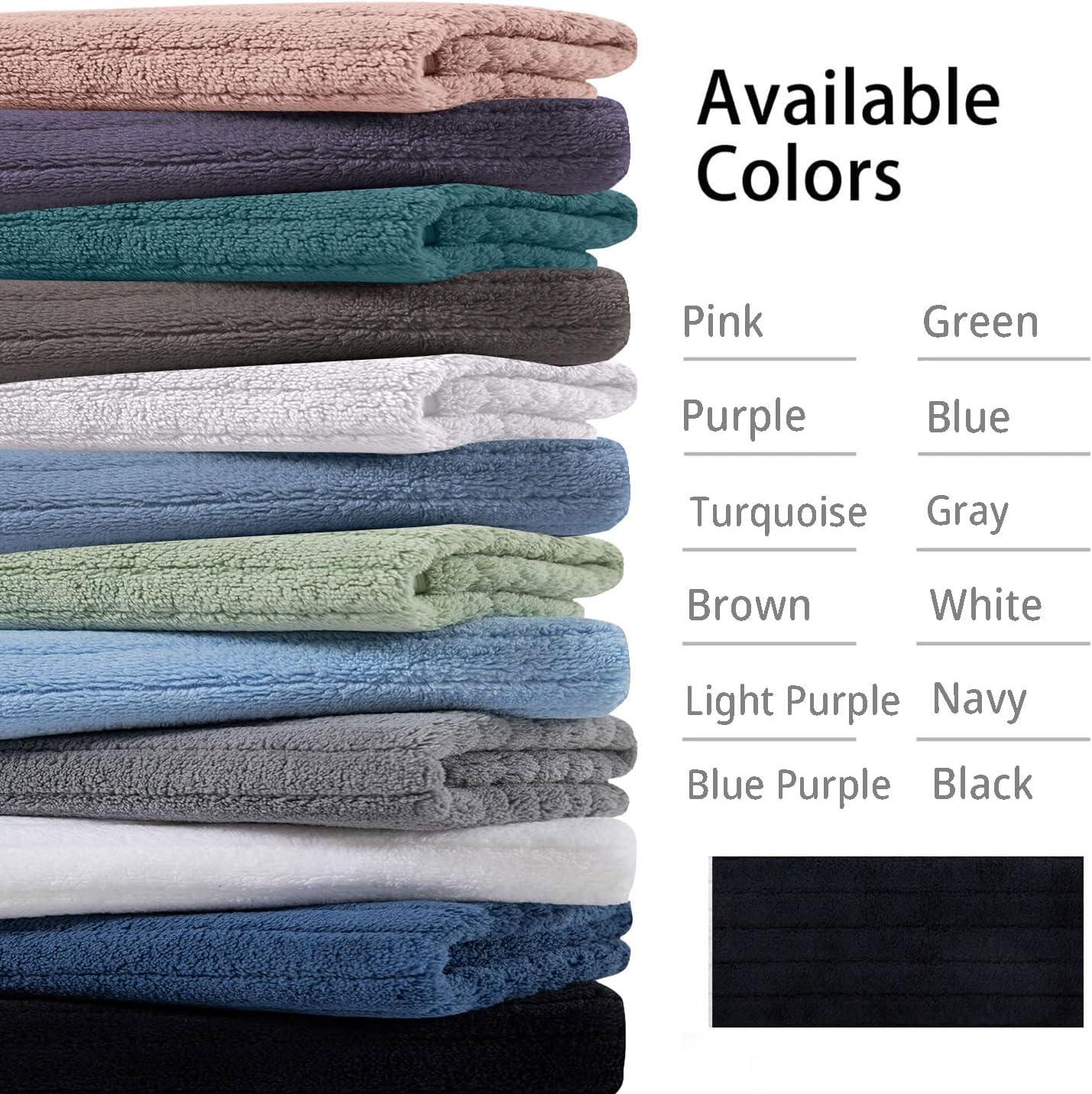 Madison Park Signature 800GSM Ultra-Soft 100% Cotton Absorbent Towel Set