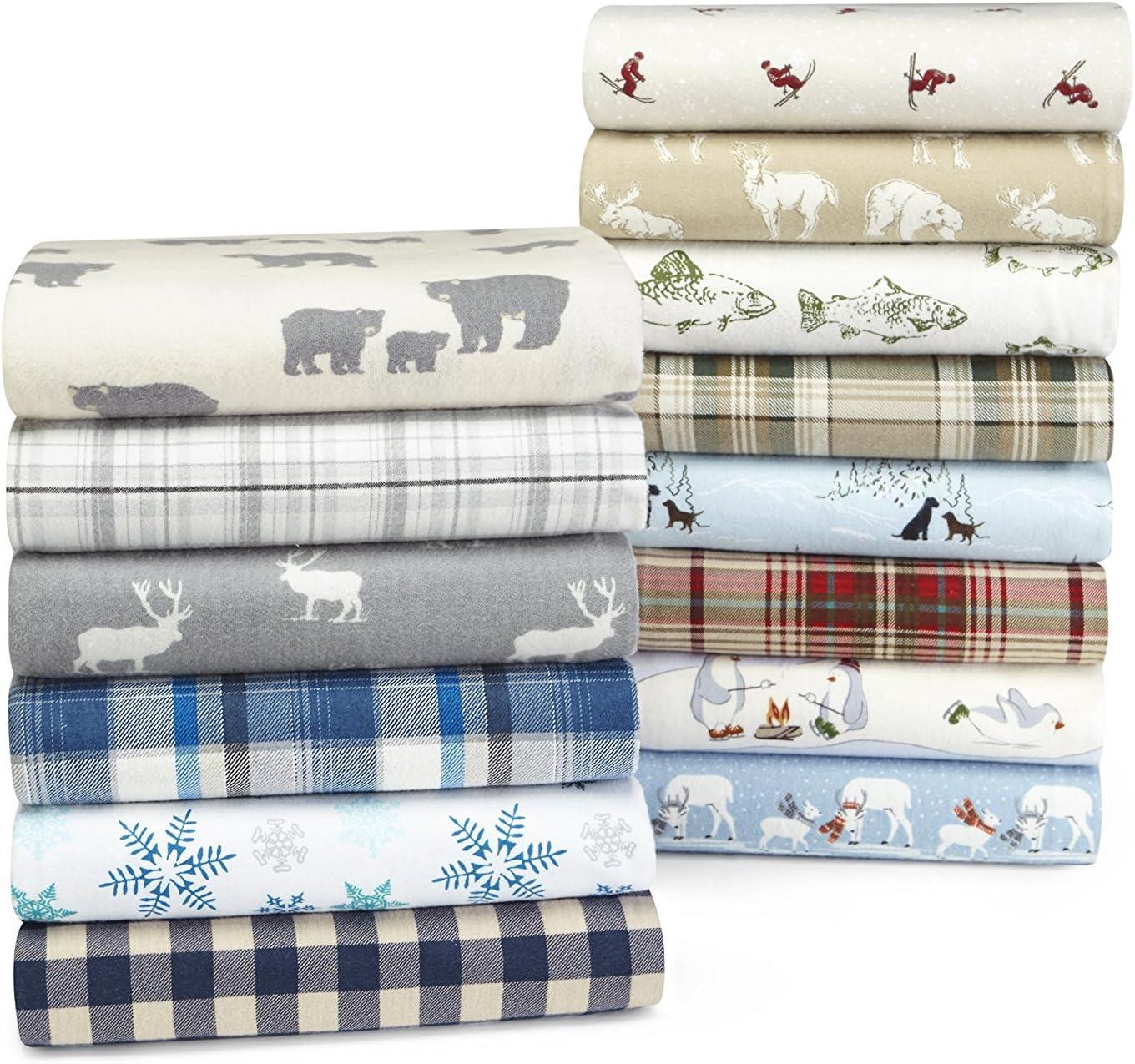 Eddie Bauer Cozy Cotton Flannel Sheet Sets