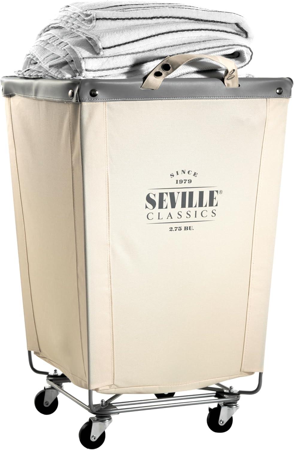 Rolling Commercial Laundry Hamper