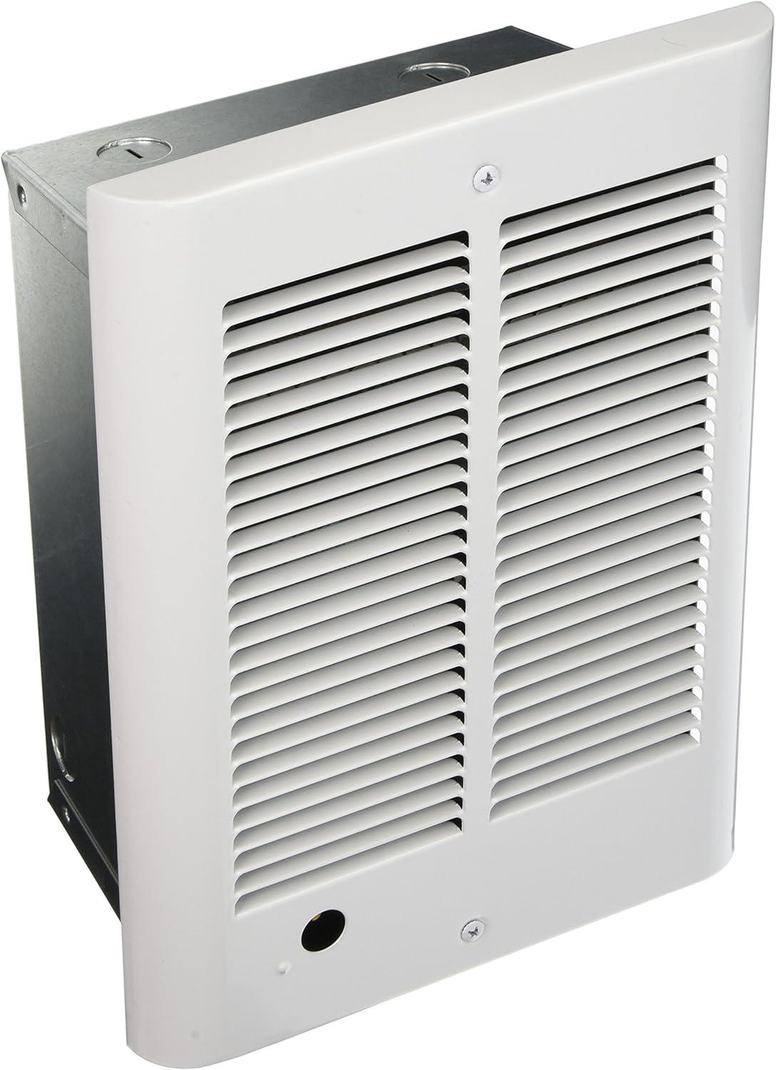 Northern White Electric Wall Heater with Thermostat and Automatic Shut-off