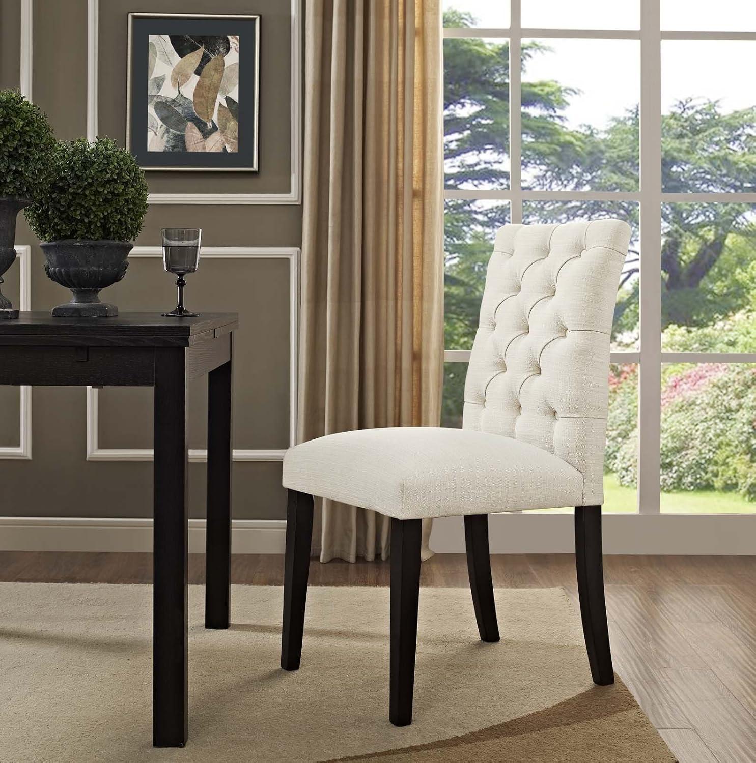 Modway Duchess Button Tufted Vegan Leather Dining Chair