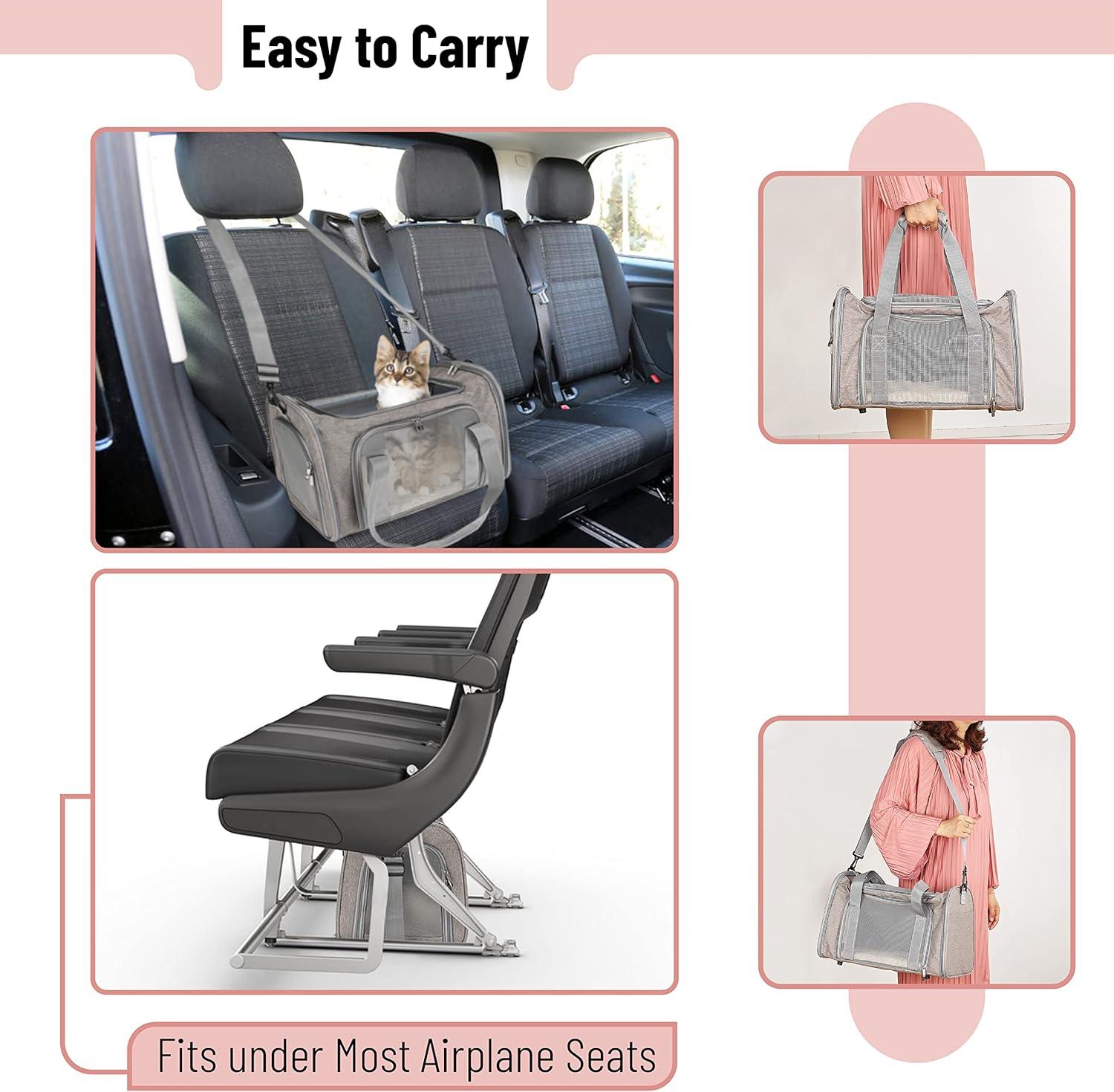 Mr. Pen- Pet Carrier, Cat Carrier, Dog Carrier, Cat Bag Carrier, Cat Travel Carrier