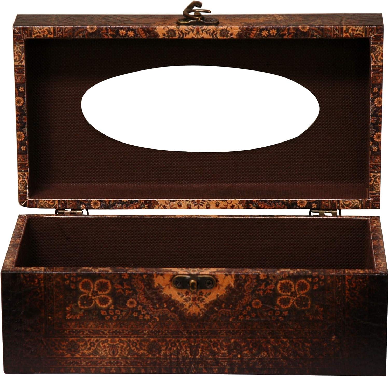 Oriental Furniture Olde-Worlde European Tissue Box