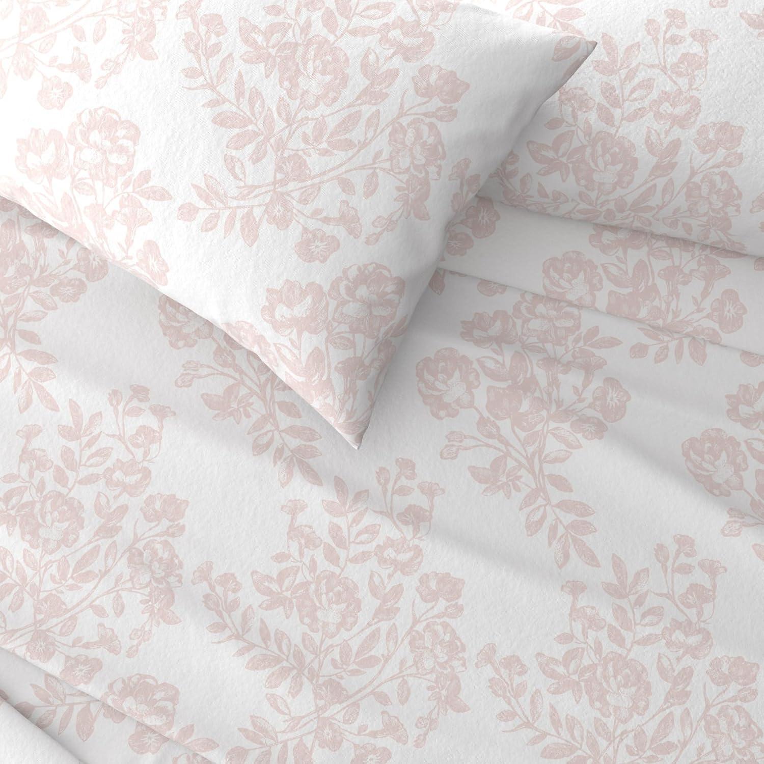 100% Cotton Printed Flannel Sheet Set - Great Bay Home