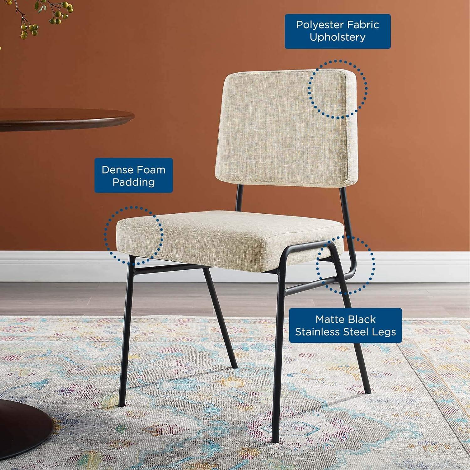 Modway Craft Upholstered Fabric Dining Side Chair