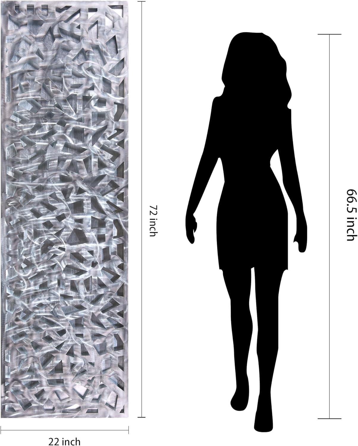 Empire Art Direct Radiant Fusion Leaf encased on a 3D Polished Steel Abstract Metal Wall Art