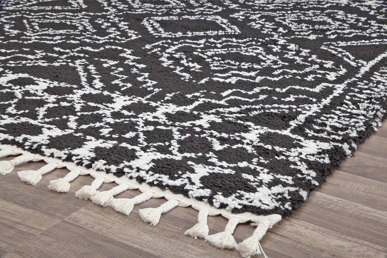 Mason Shag Tribal Sable Area Rug