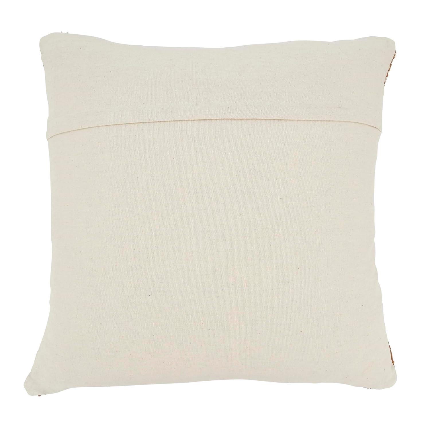 Saro Lifestyle Rustic Charm Plaid Down Filled Throw Pillow, Orange, 20"x20"