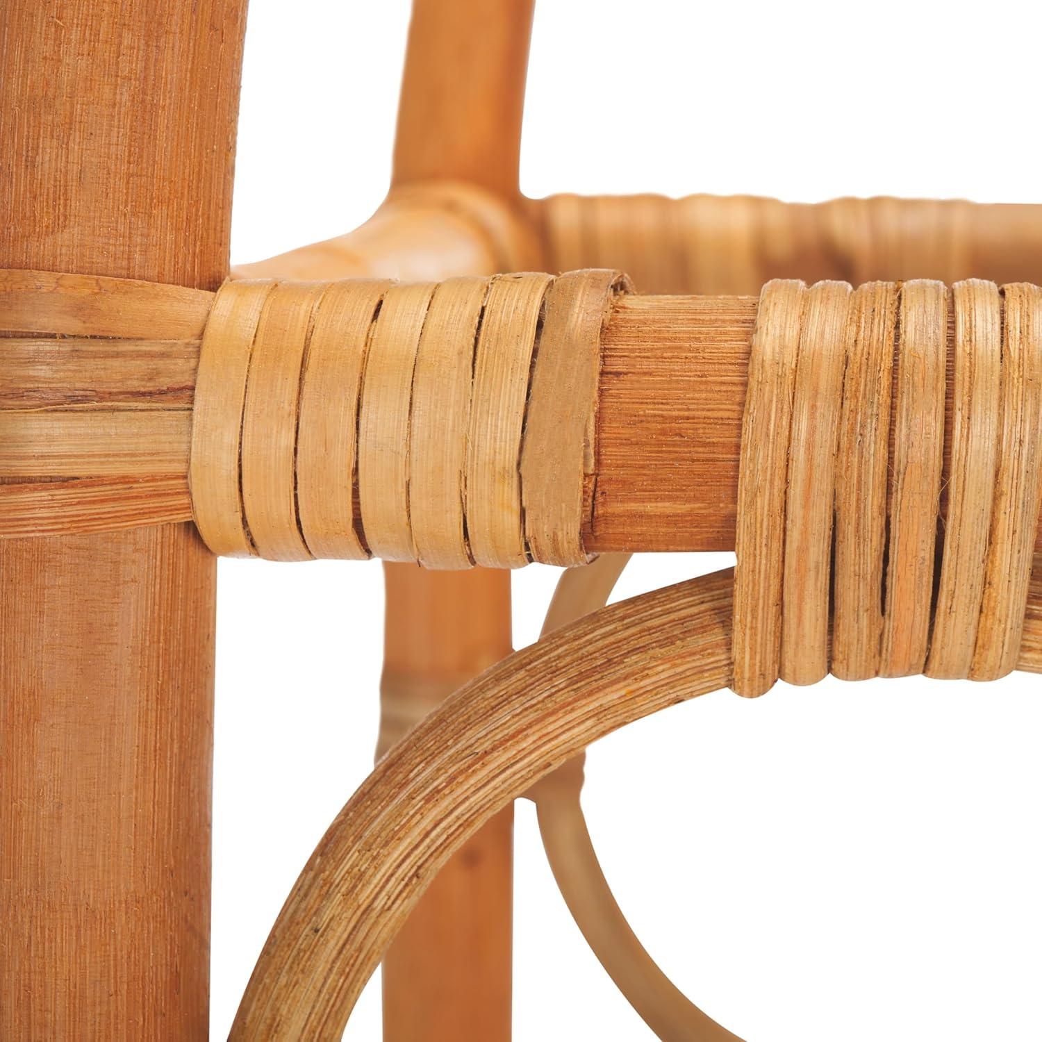 Lyza Rattan Bottle Rack - Natural - Safavieh