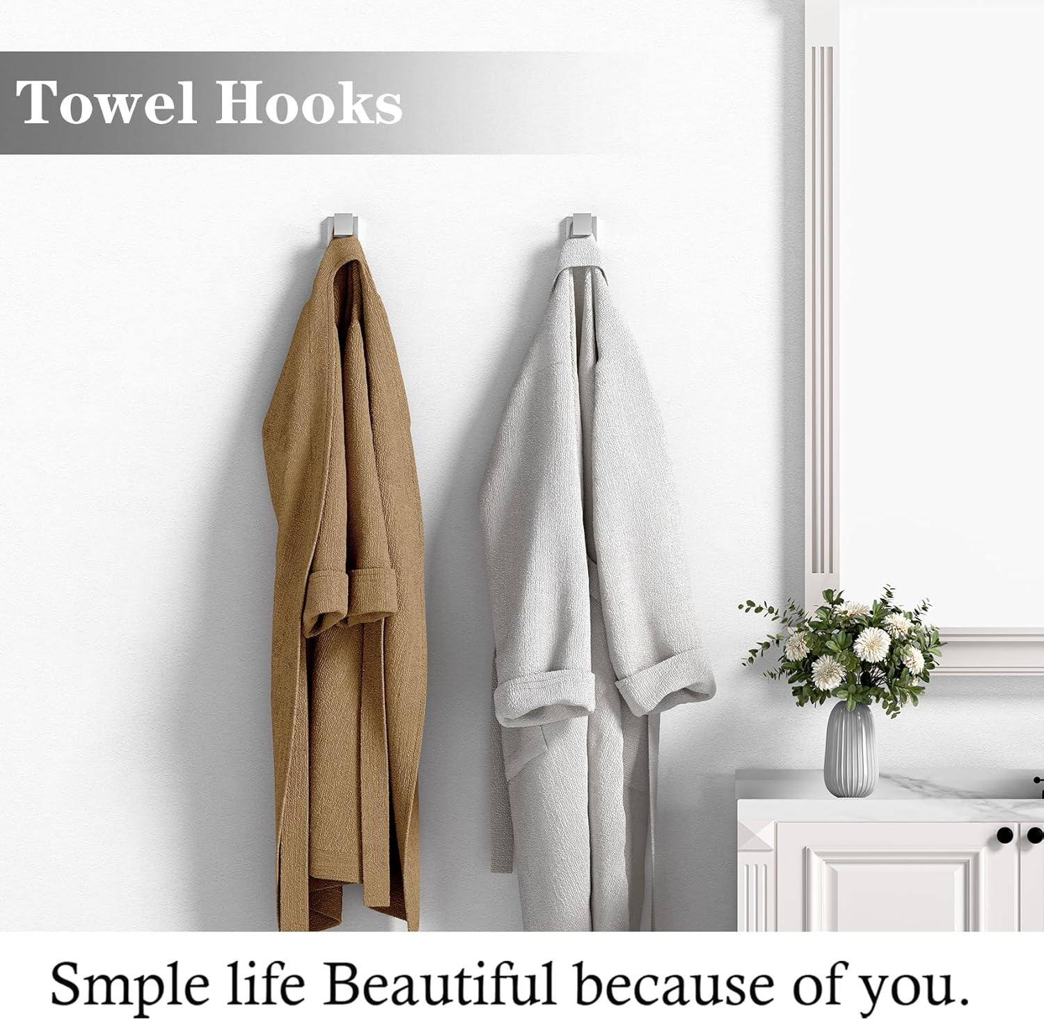 5-Pieces Bathroom Hardware Accessories Set,Towel Racks for Bathroom Wall Mounted.