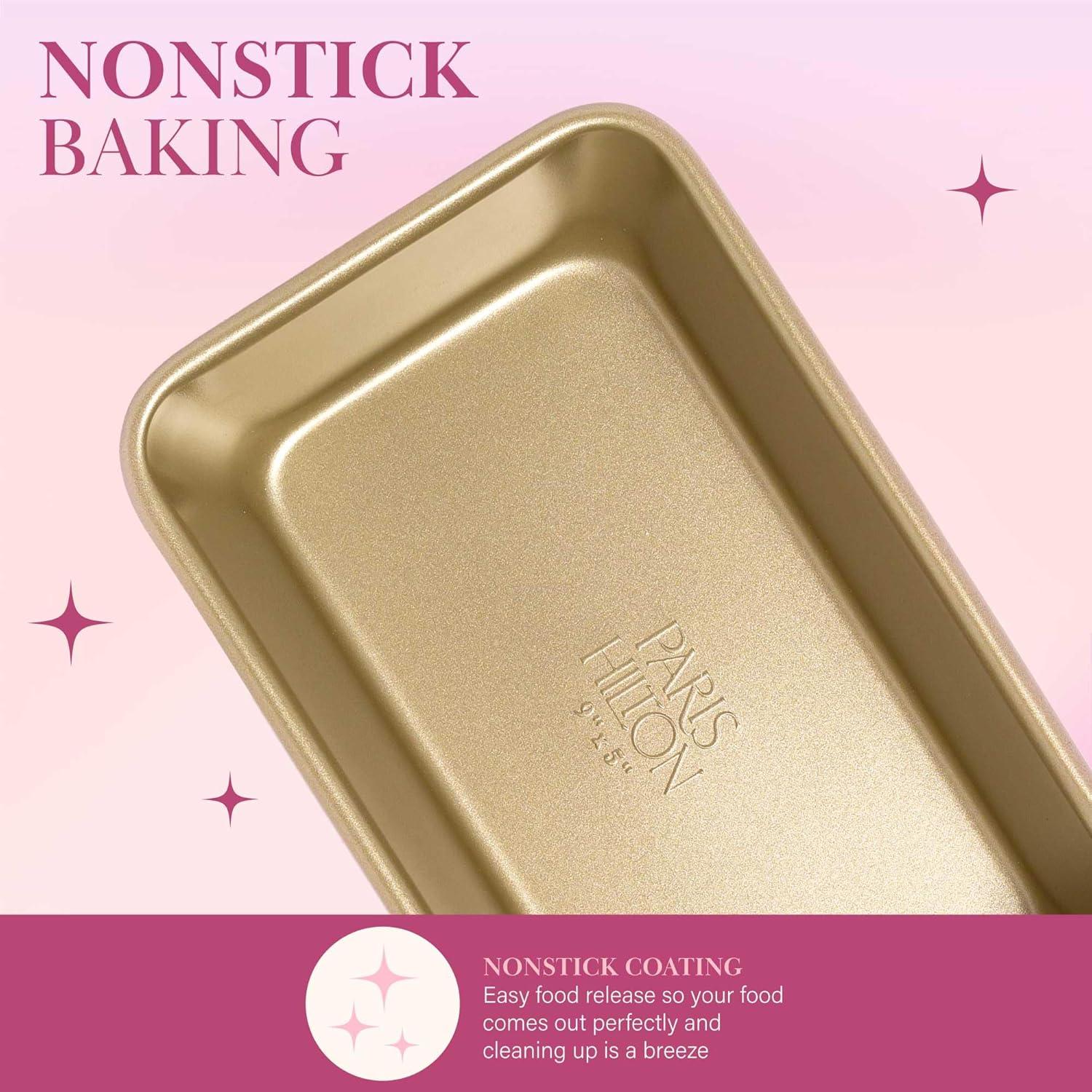 Pink Champagne Nonstick Carbon Steel 9-Inch Loaf Pan