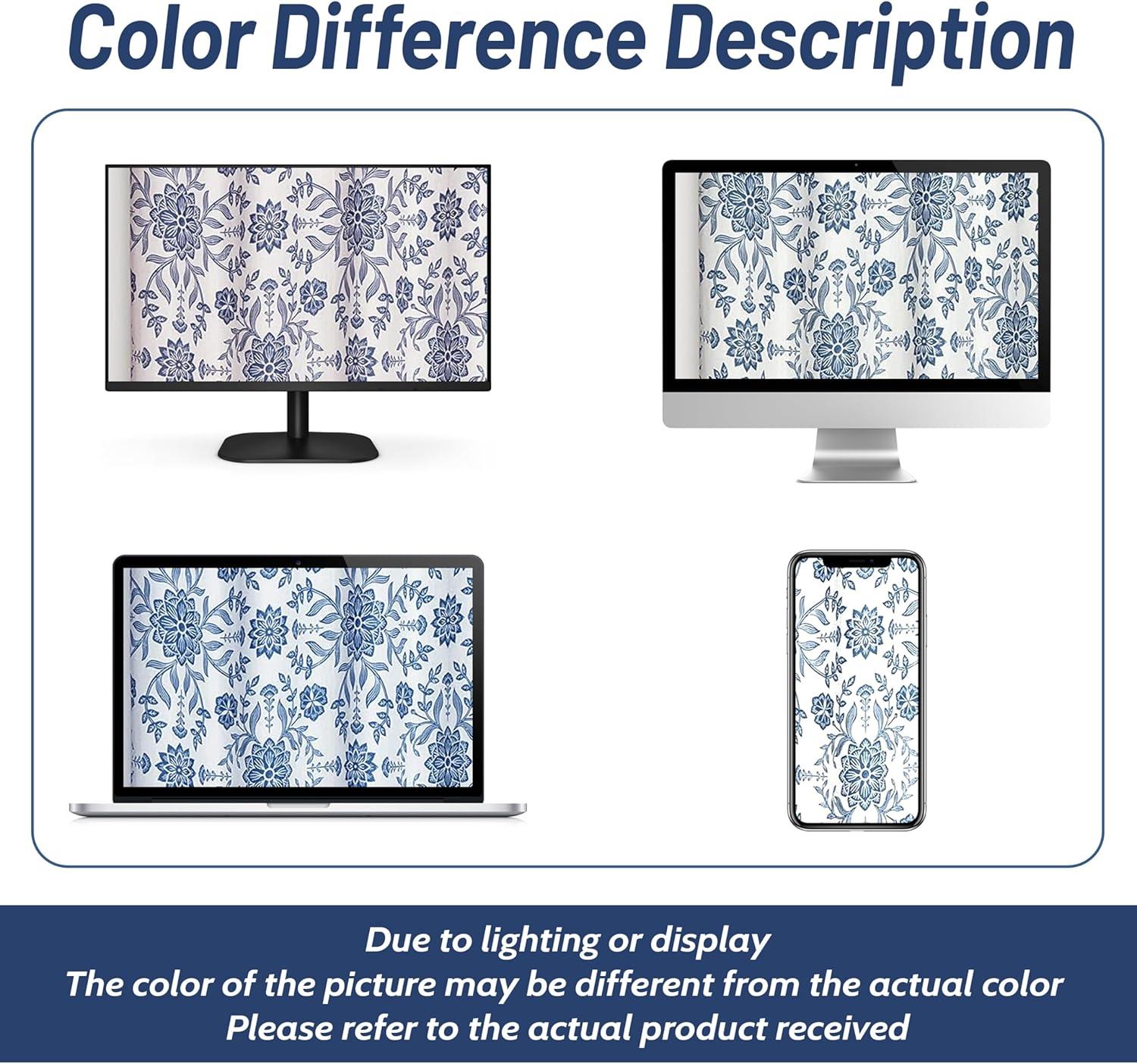 DriftAway Twyla Floral Tailored 52'' W Window Valance