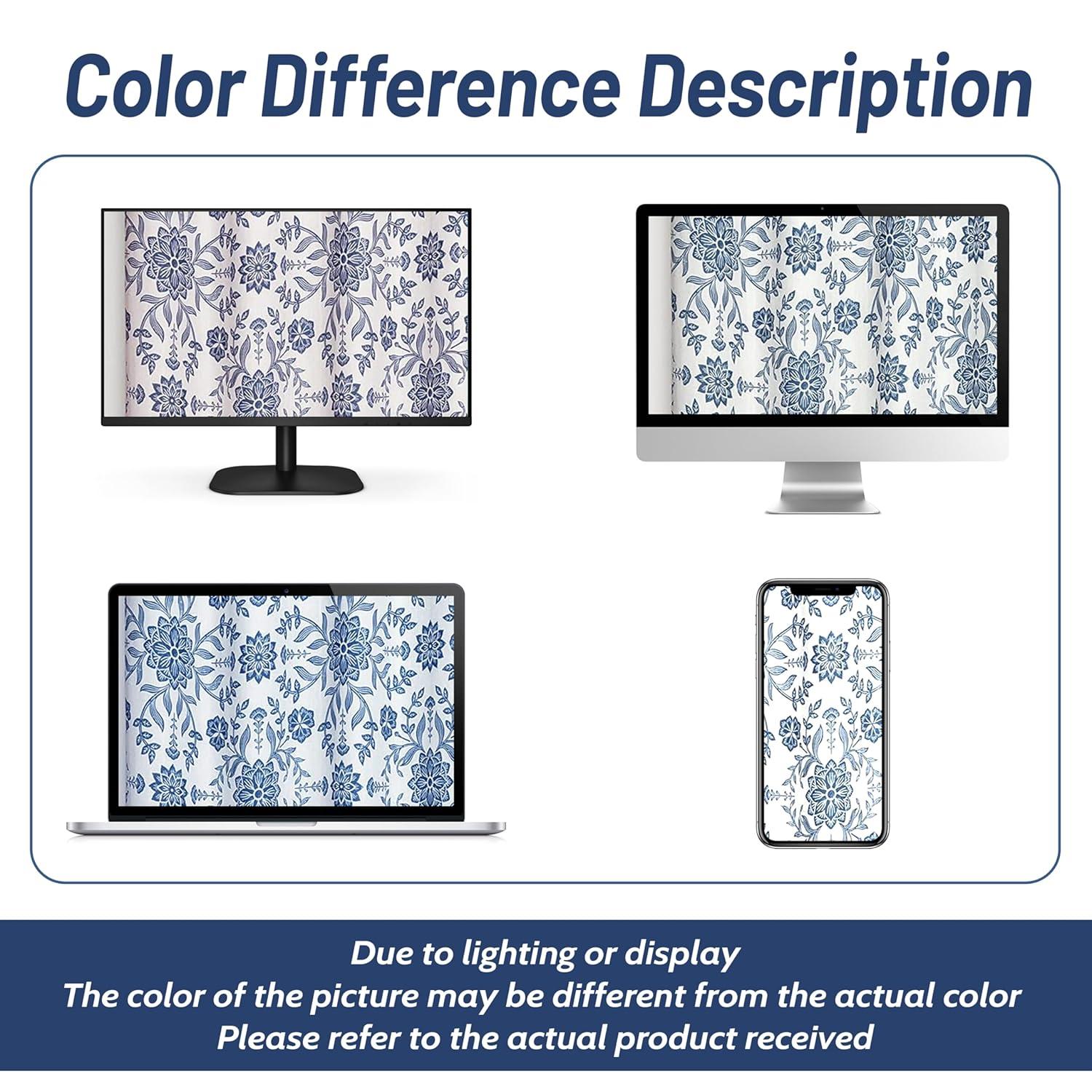 DriftAway Twyla Floral Tailored 52'' W Window Valance