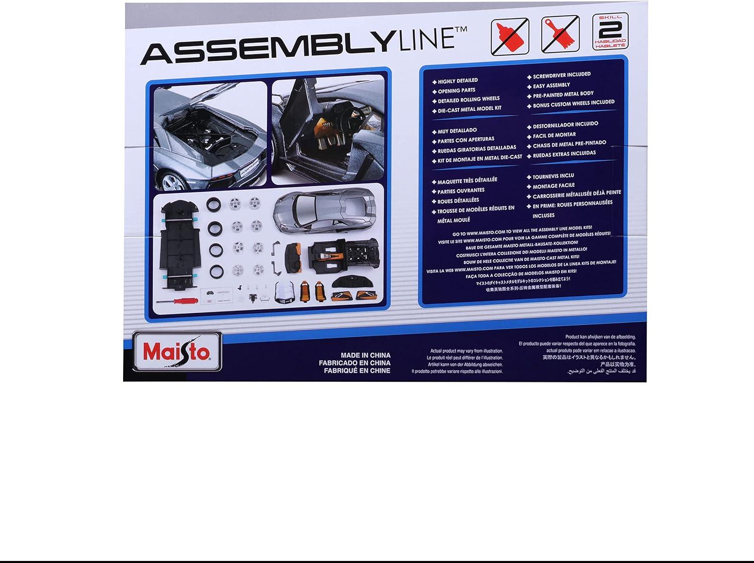 Maisto 1:24 Scale Assembly Line Lamborghini Aventador LP 700-4 Model Kit