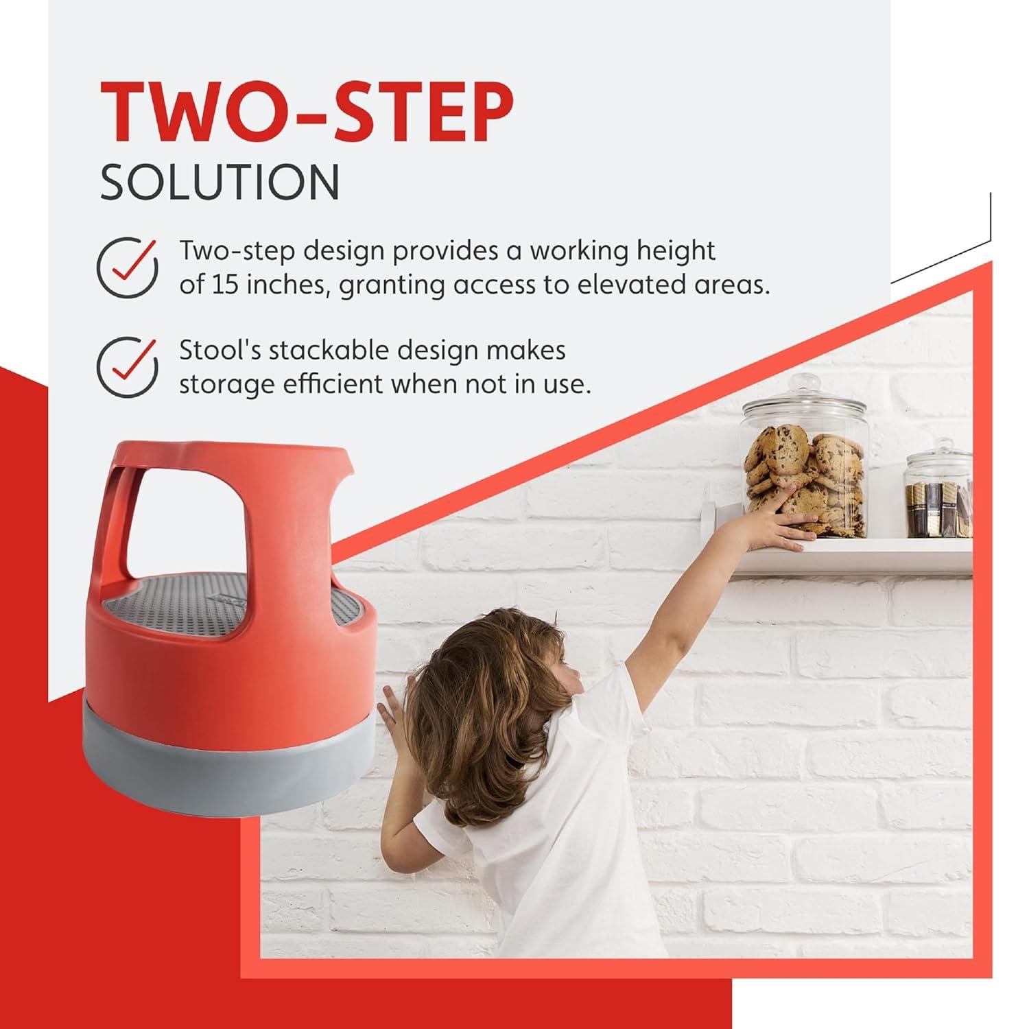 WFX Utility™ 2 - Step Plastic Lightweight Step Stool