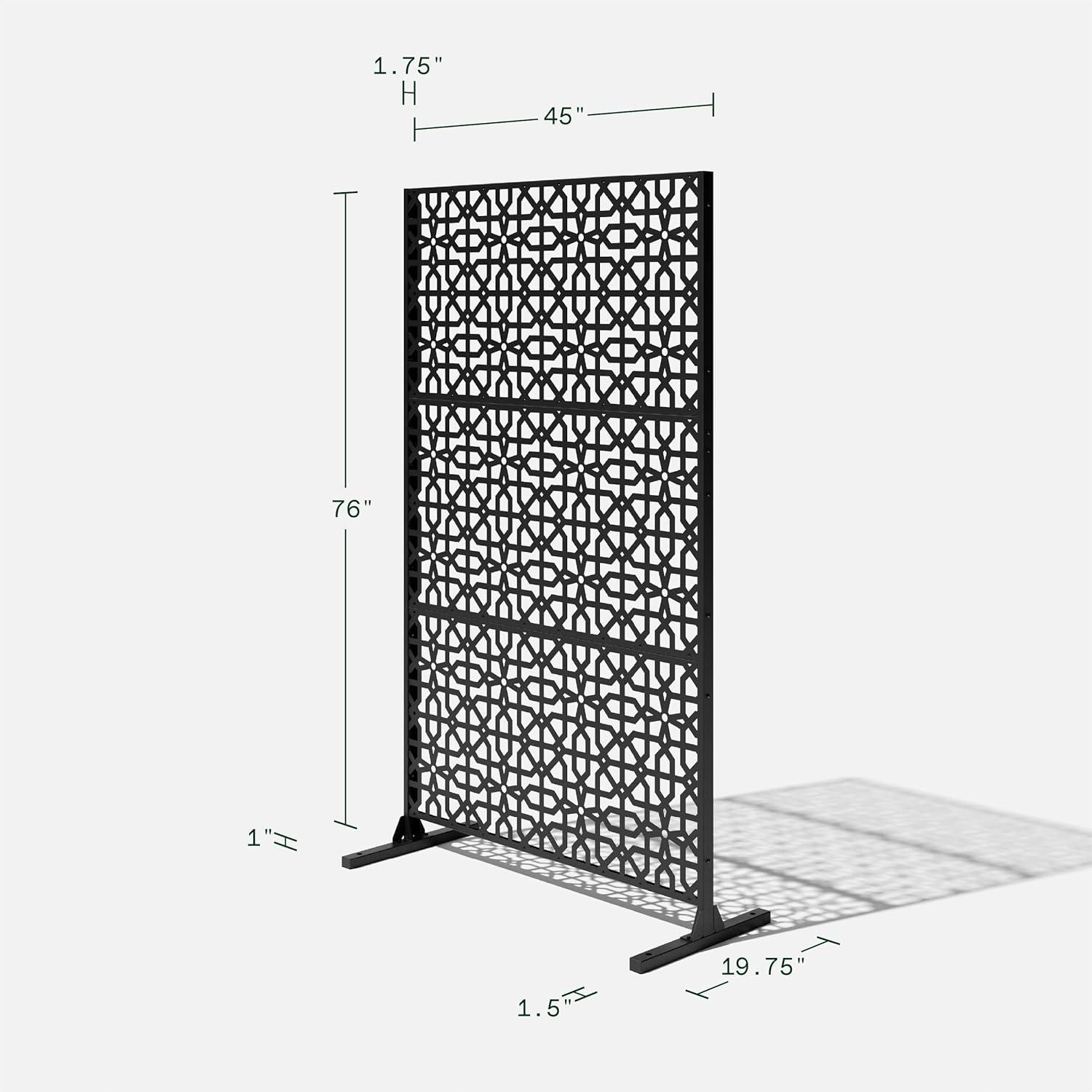 Veradek 6 ft. H x 4 ft. W Plastic Privacy Screen Panel Pattern