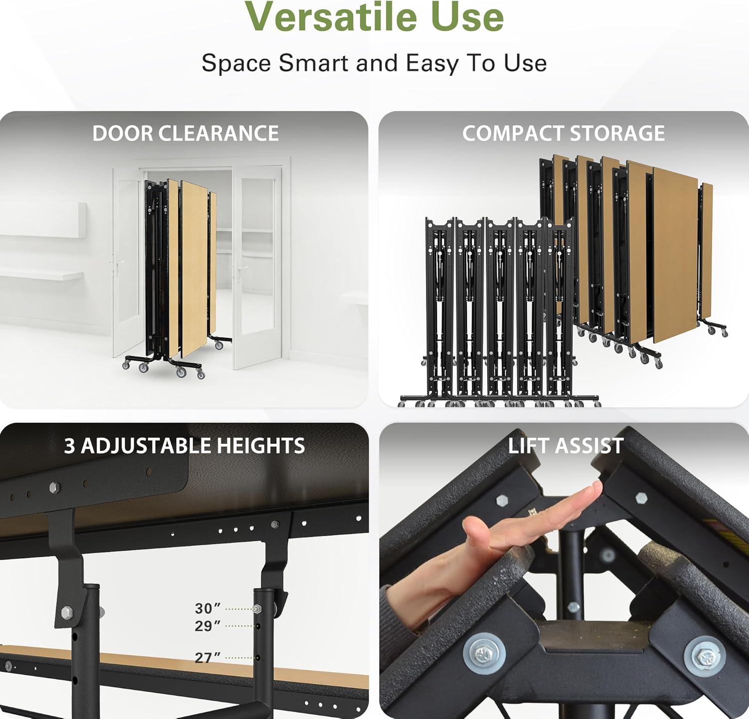 Palmer Hamilton Palmer Hamilton 145'' Rectangle Bench Cafeteria Table with Metal Frame