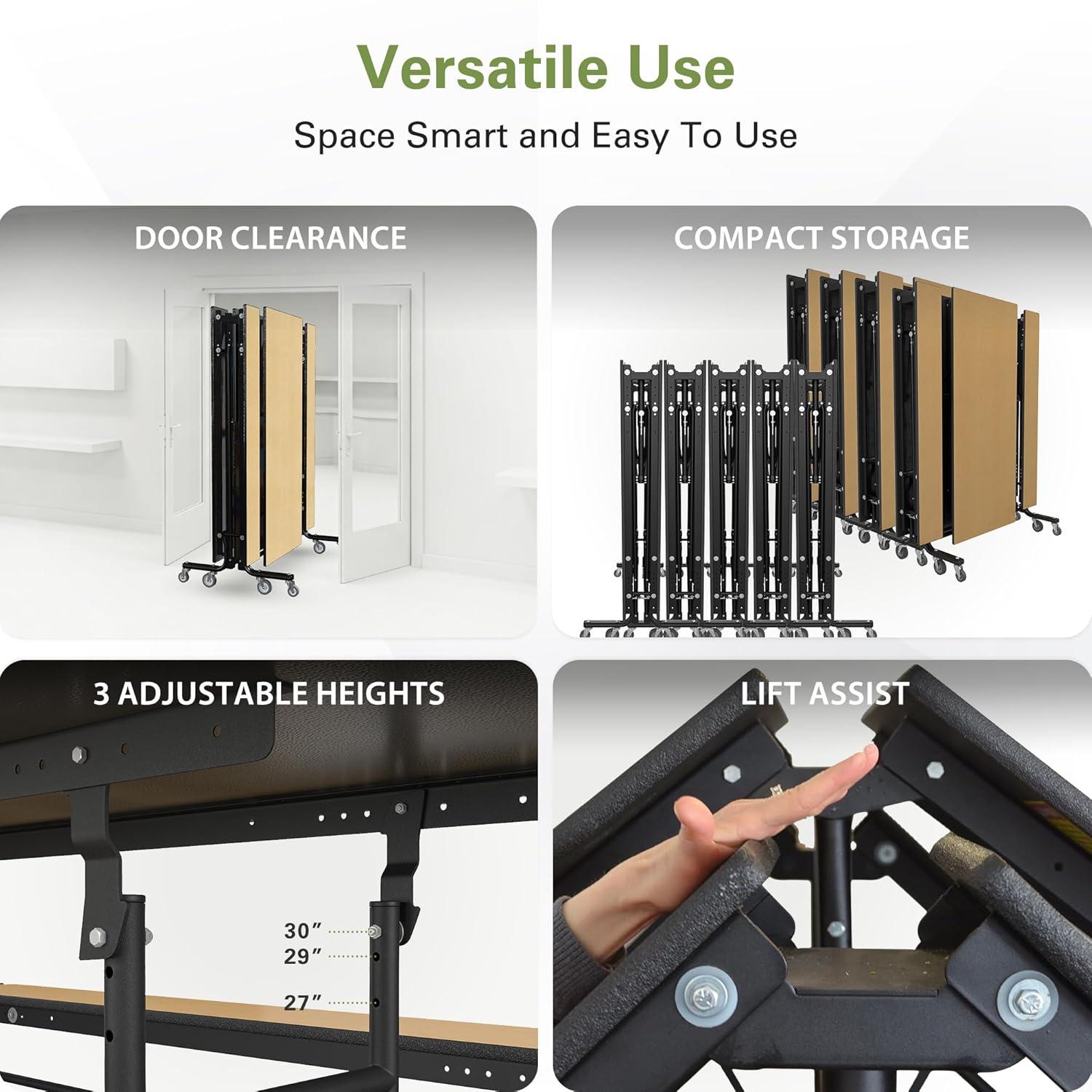 Palmer Hamilton Palmer Hamilton 145'' Rectangle Bench Cafeteria Table with Metal Frame