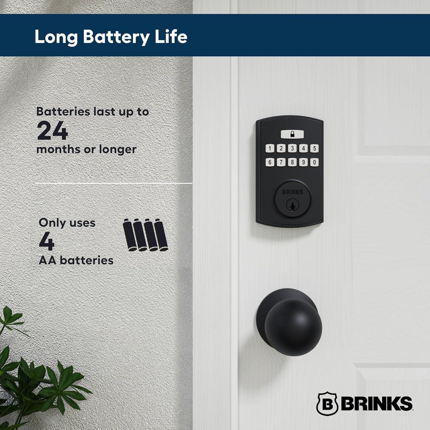 Brinks Electronic Fingerprint Deadbolt