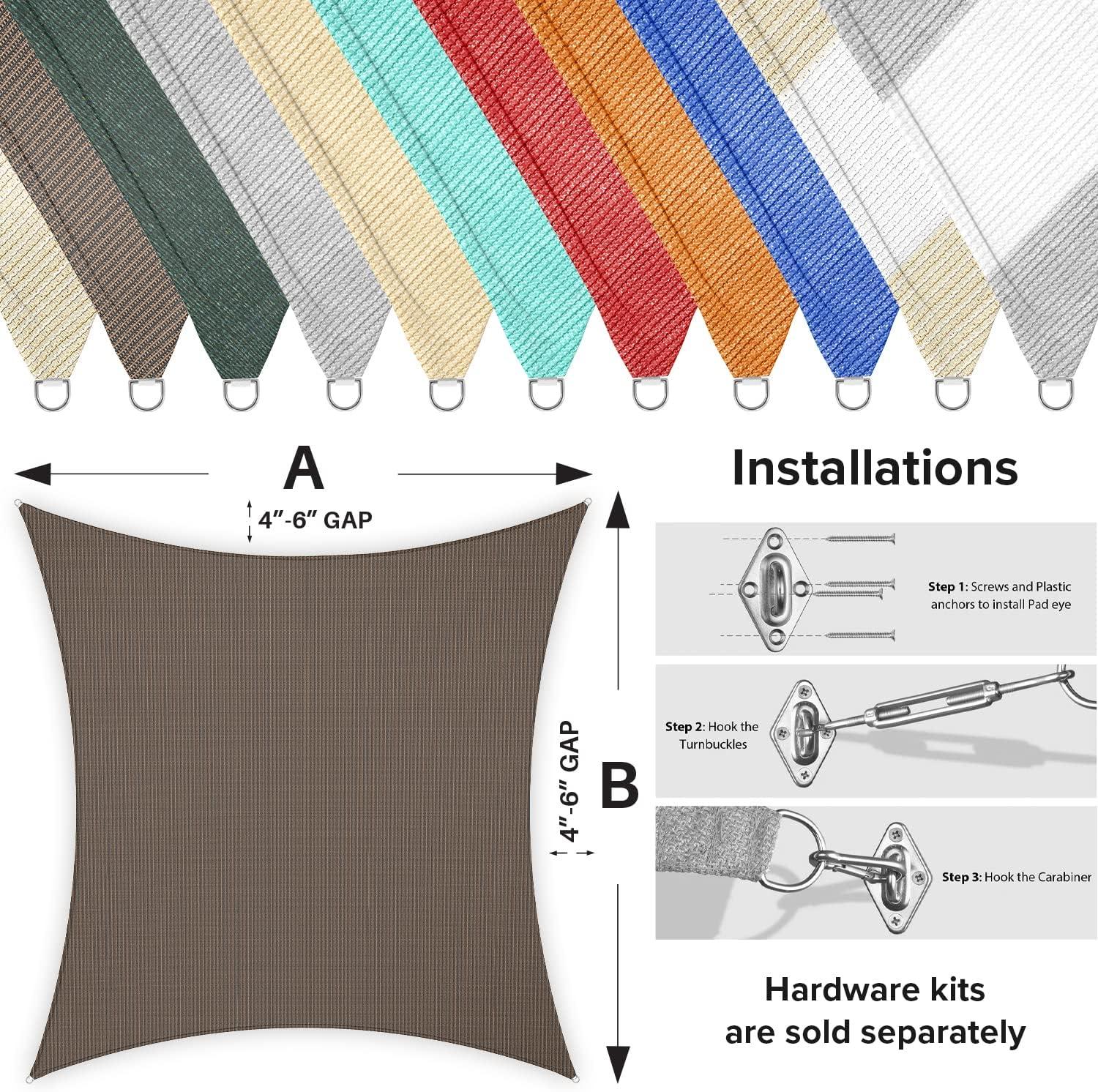 Royal Shade Royal Shade Rectangle 200 GSM Sun Shade Sail