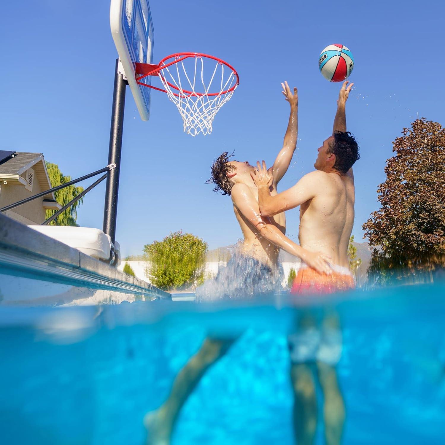 Lifetime 44" Clear Fusion Poolside Portable Hoop